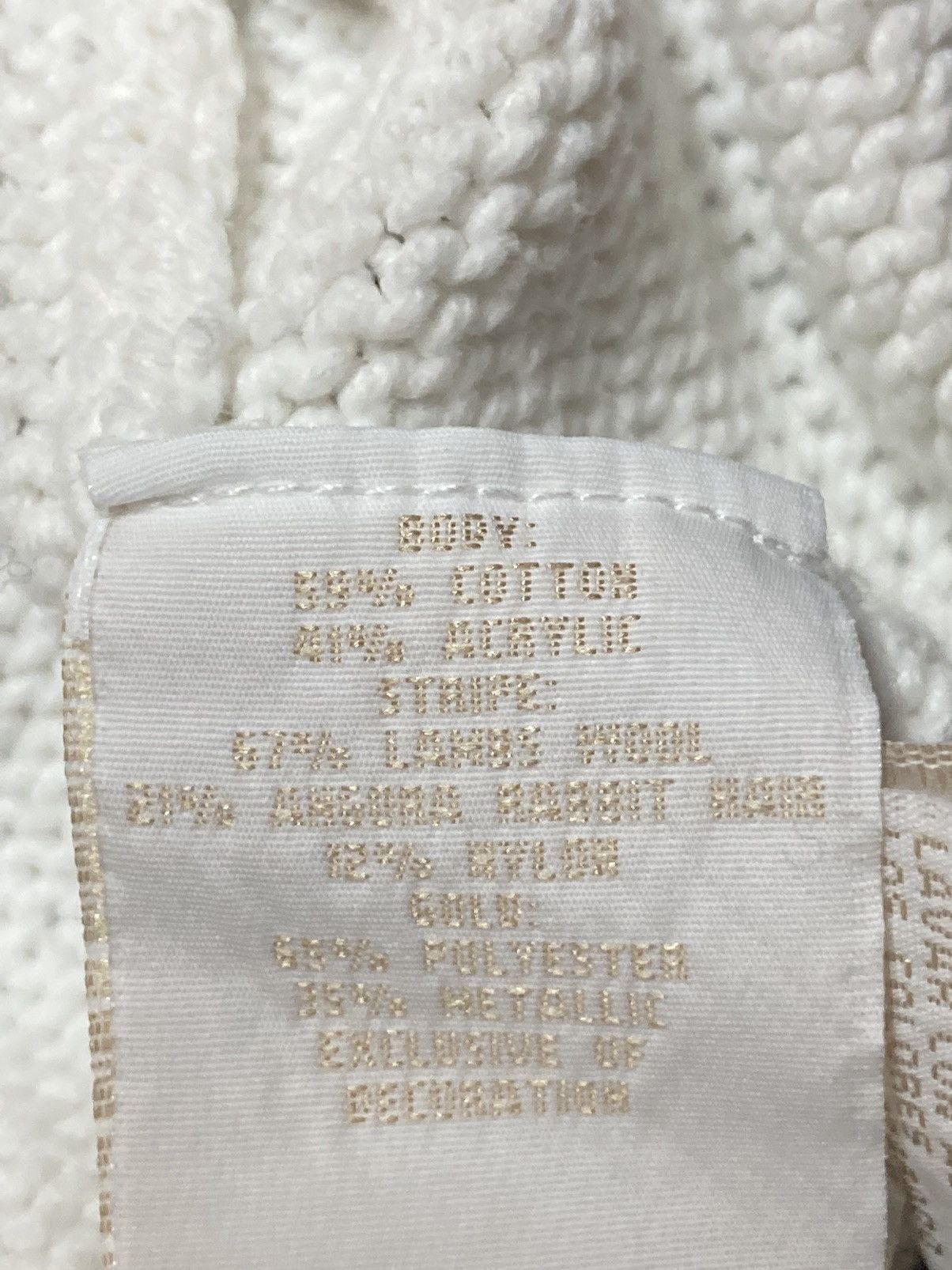 Tommy Hilfiger VTG Tommy Hilfiger 1X Cable Knit Wool Rabbit Hair Sweater Size XL / US 12-14 / IT 48-50 - 7 Thumbnail