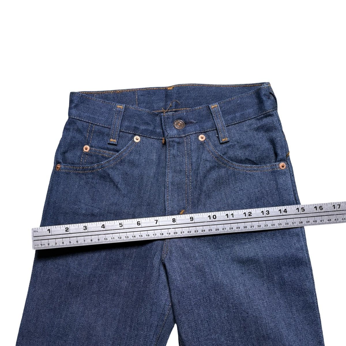 Levi's Vintage 80s Levi's 716-0914 Student Orange Tab Jeans 25x29 Size US 26 / EU 42 - 7 Thumbnail