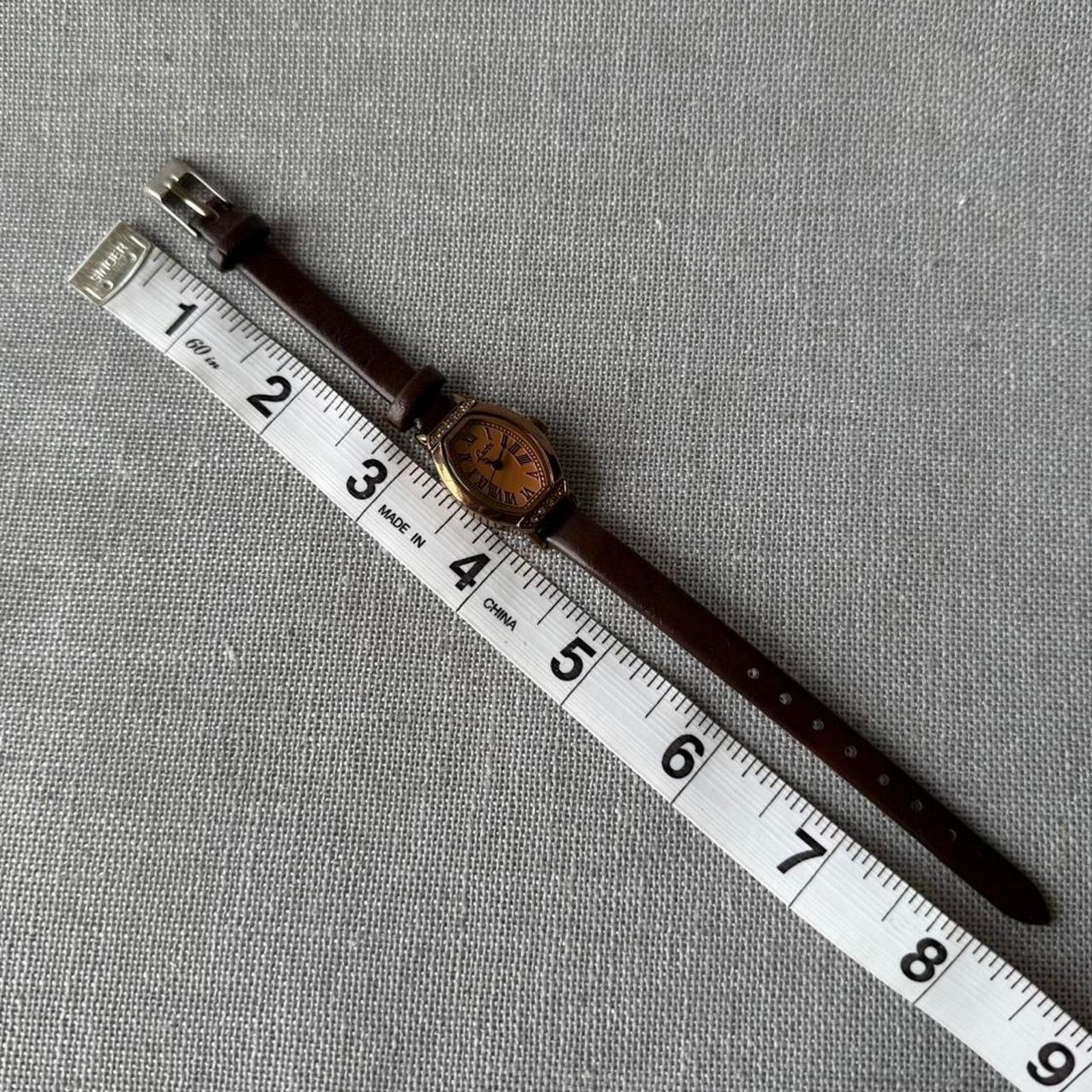 Other Brown leather brass vintage style MENS//2 Size ONE SIZE - 5 Thumbnail