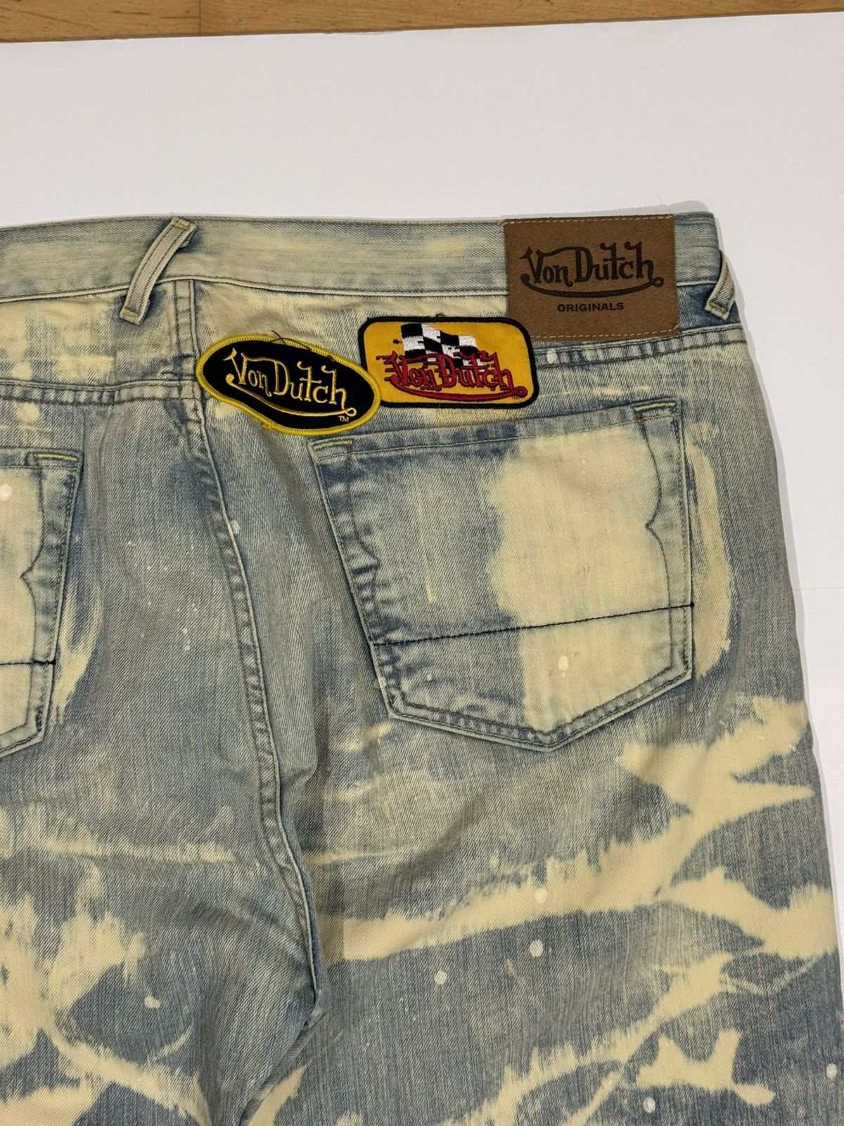 Von Dutch Vintage Von Dutch Bleached Denim Size 44 (fits 40-42) Size US 42 / EU 58 - 4 Thumbnail