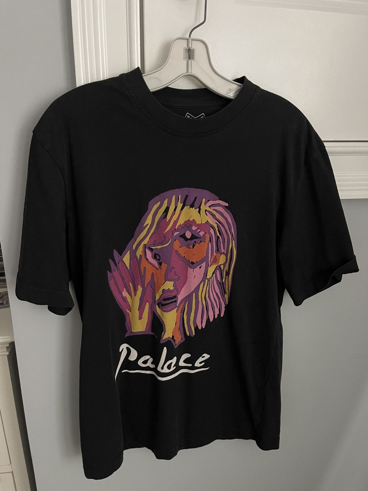 image of Palace “Signature” Tshirt in Black, Men's (Size Small)