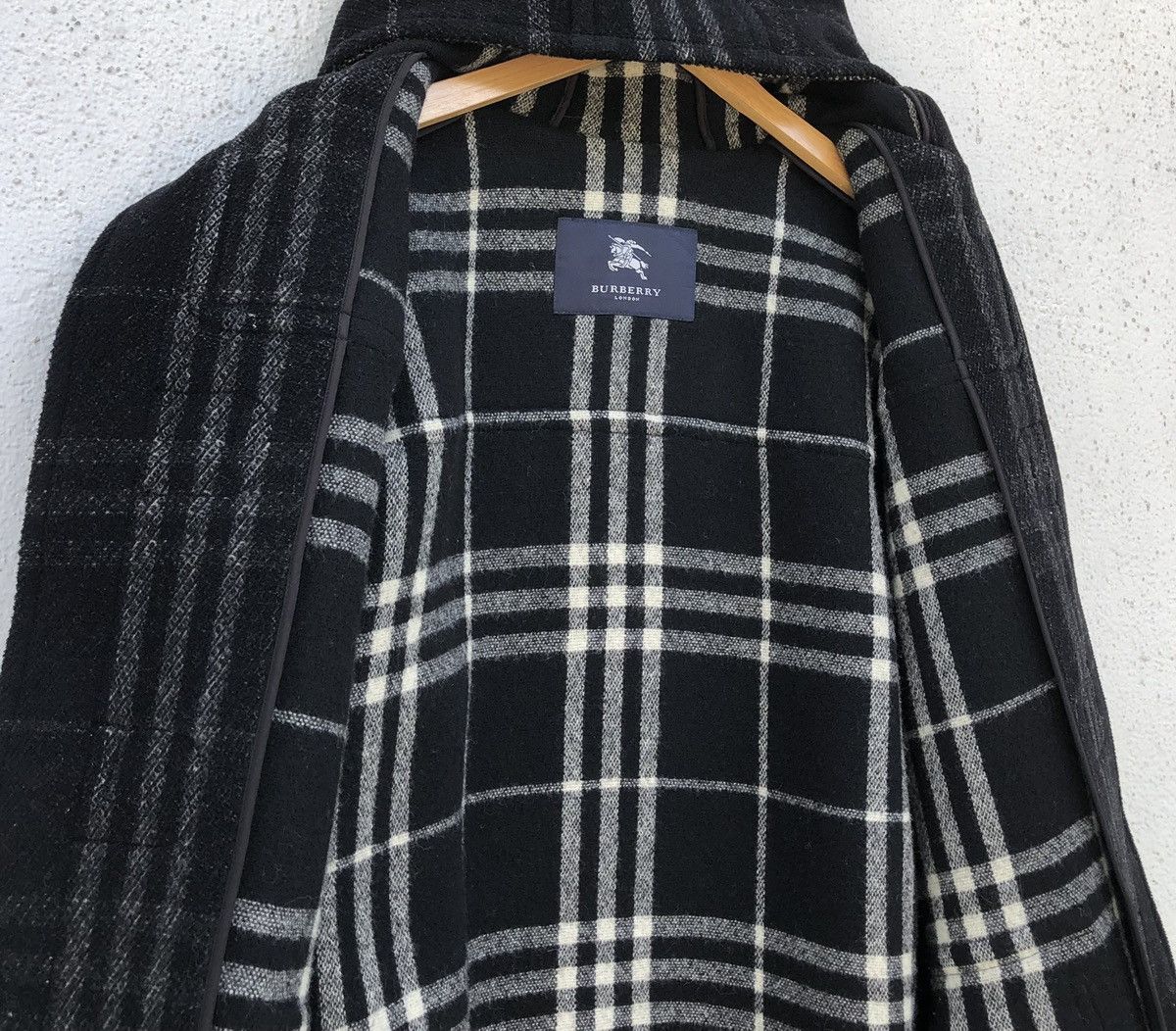 Burberry Authentic Burberry London Novacheck Wool Duffle Coat Jacket Size US M / EU 48-50 / 2 - 10 Thumbnail