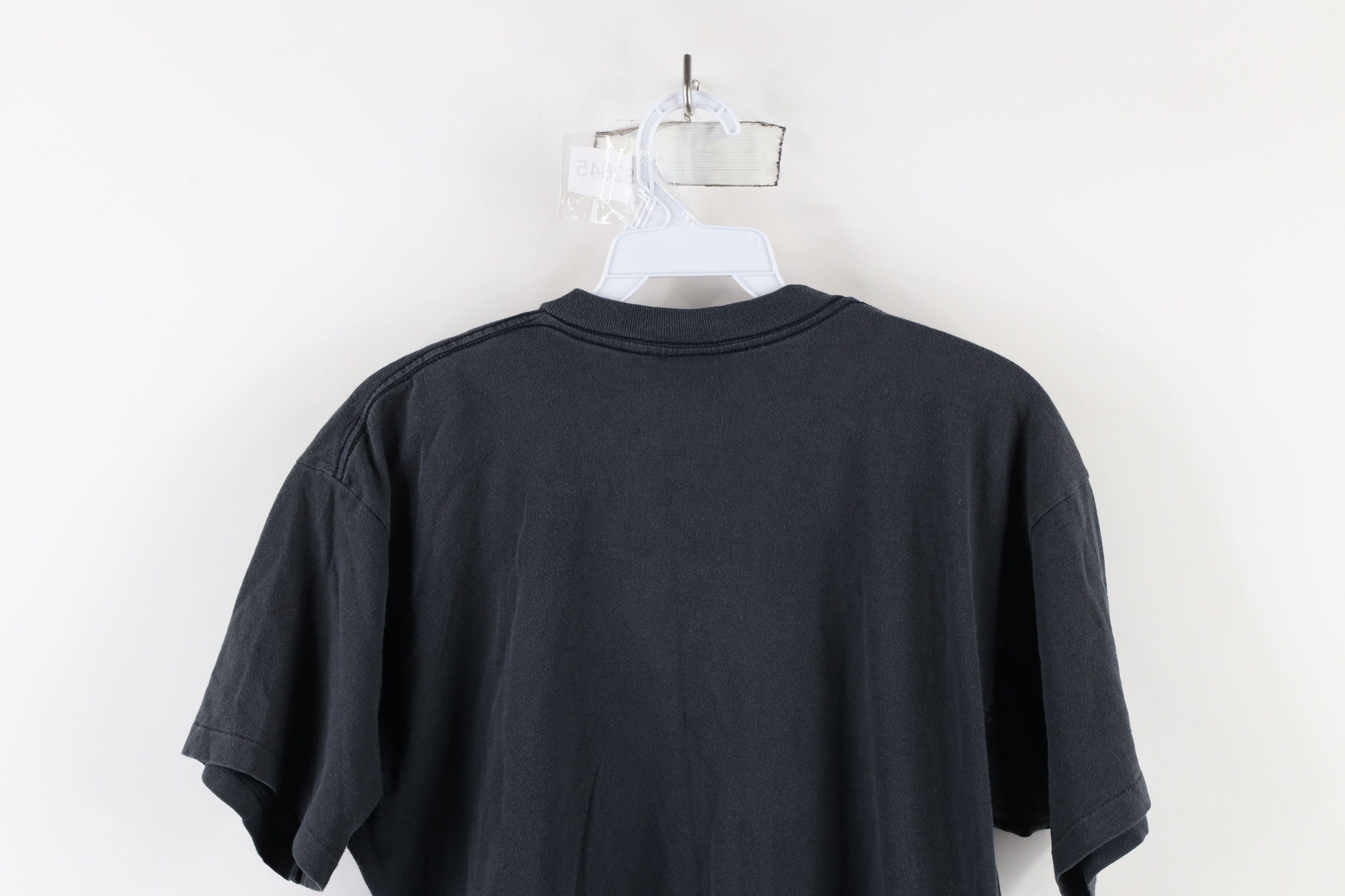 Vintage Vintage 90s Streetwear Short Sleeve T-Shirt Black Cotton USA Size US L / EU 52-54 / 3 - 10 Thumbnail