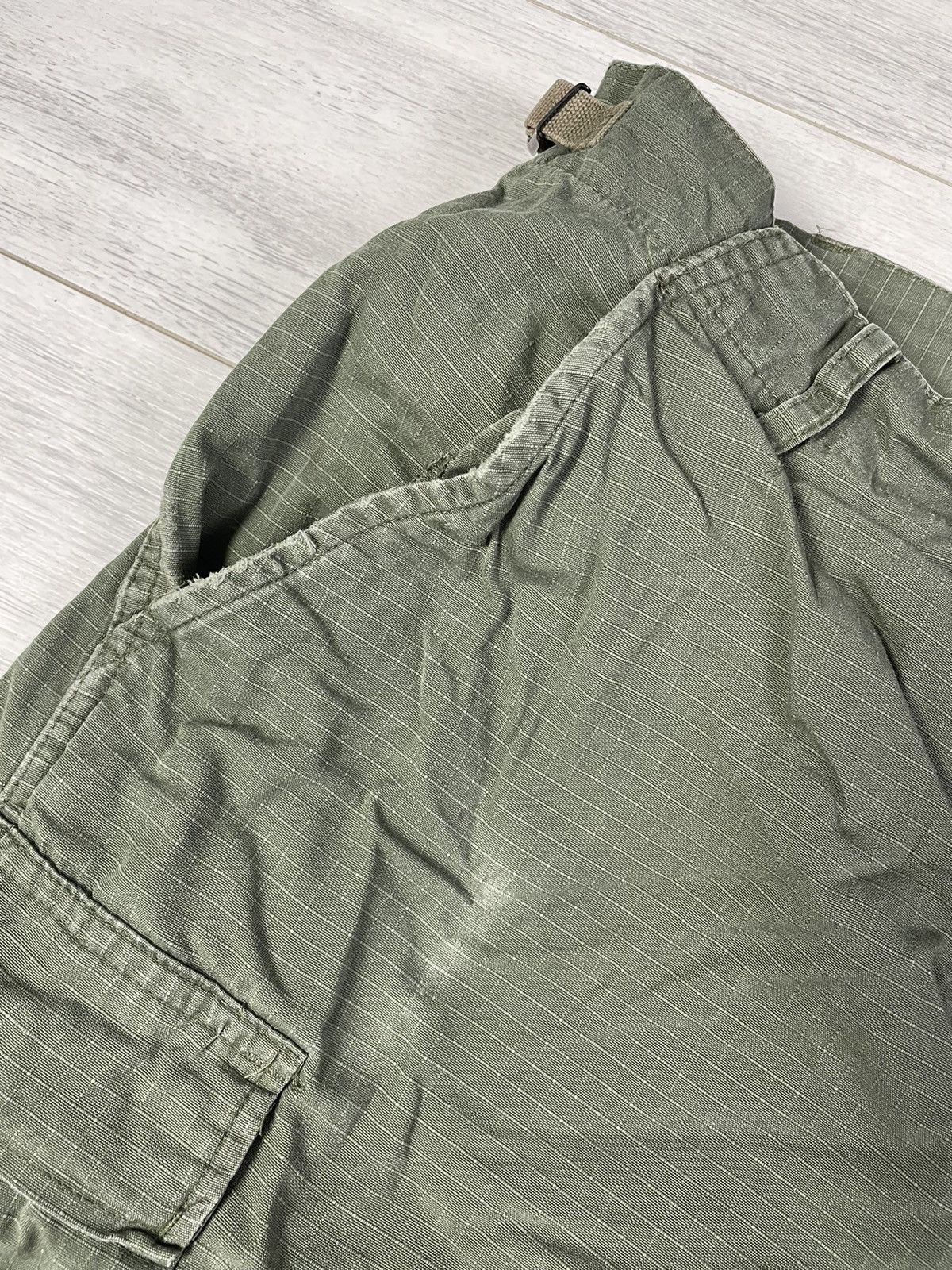 Japanese Brand × Vintage Vintage 60s Vietnam War WR Poplin Ripstop Cargo Pants USA Size US 36 / EU 52 - 7 Thumbnail