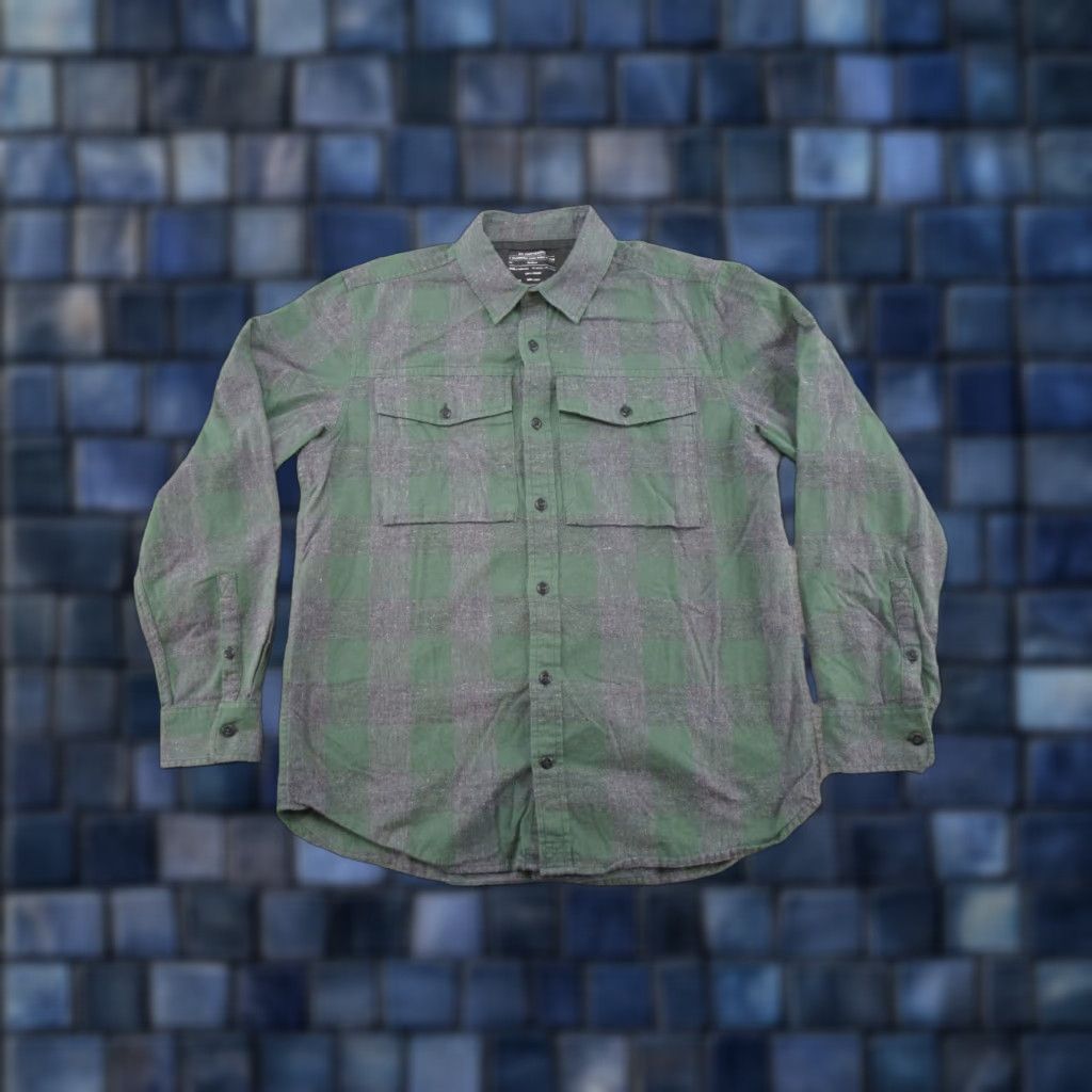 Vintage REI Wallace Lake Flannel Shirt Mens M Plaid Green Button-Up Casual Outdoor Classic Cotton Organic Cotton Regular Size M Mens Size US M / EU 48-50 / 2 - 1 Thumbnail