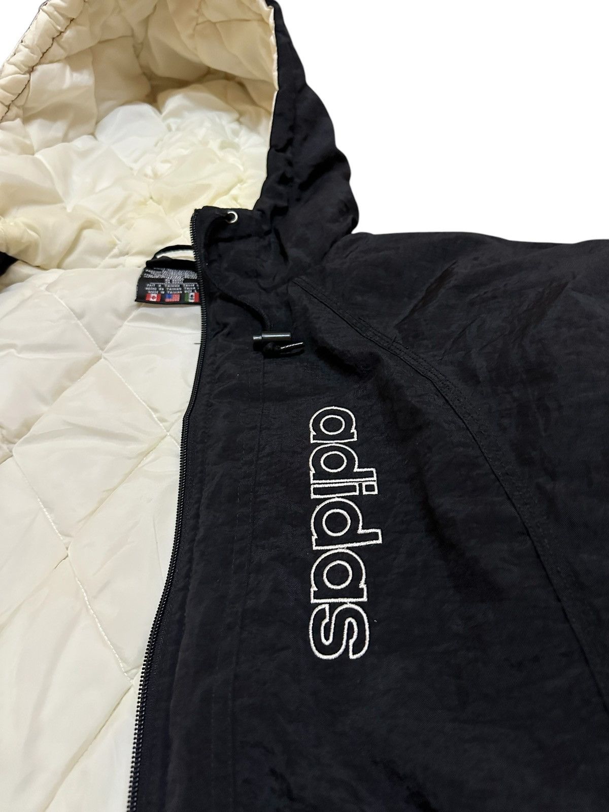 Adidas × Vintage Vintage Adidas Jacket Hoodie Winter Size US L / EU 52-54 / 3 - 6 Thumbnail