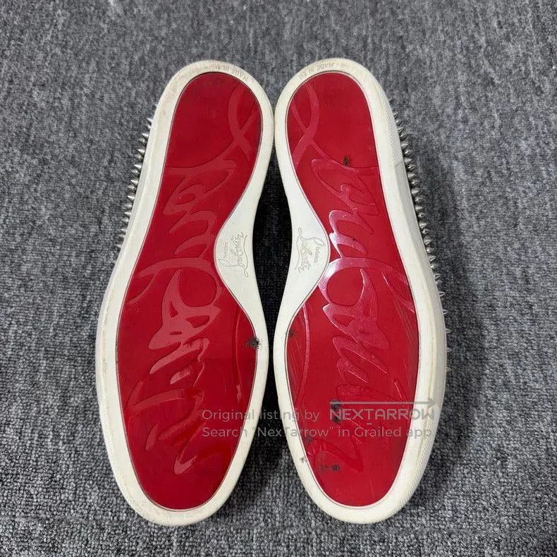 Christian Louboutin Christian Louboutin Spiked Slip-On Sneakers. Size US 10.5 / EU 43-44 - 5 Thumbnail