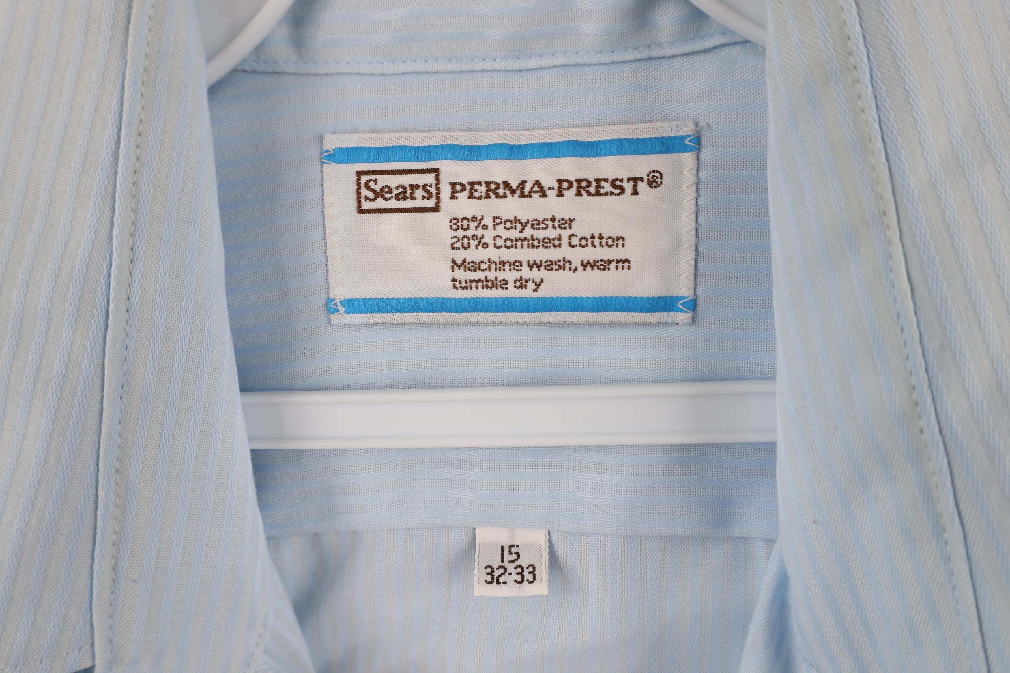 Vintage Vintage 70s Streetwear Sheer Collared Button Shirt USA Size US M / EU 48-50 / 2 - 6 Thumbnail