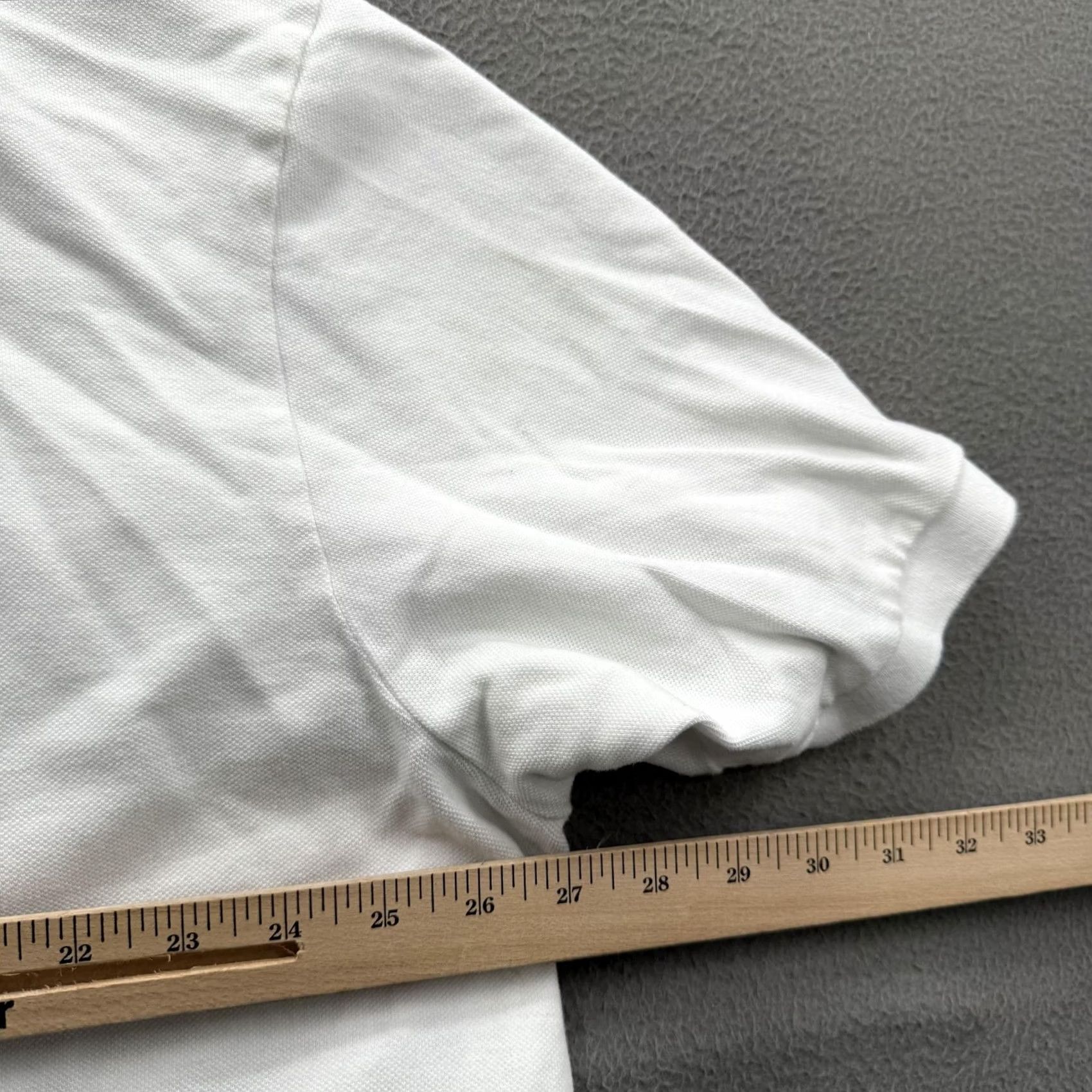 Polo Ralph Lauren Polo Ralph Lauren Polo Shirt Mens 3XB Big White Solid Cotton Pony Logo Casual Size US XXL / EU 58 / 5 - 5 Thumbnail
