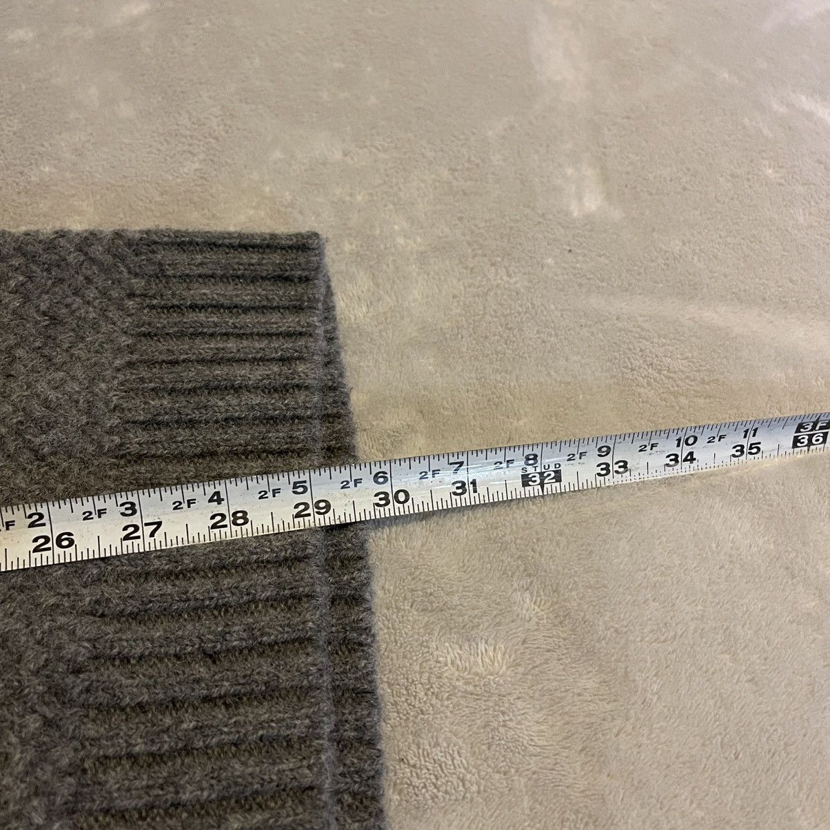 Duluth Trading Company Duluth Trading Sweater Mens XL Gray 100% Shetland Wool Knit Size US XL / EU 56 / 4 - 5 Thumbnail