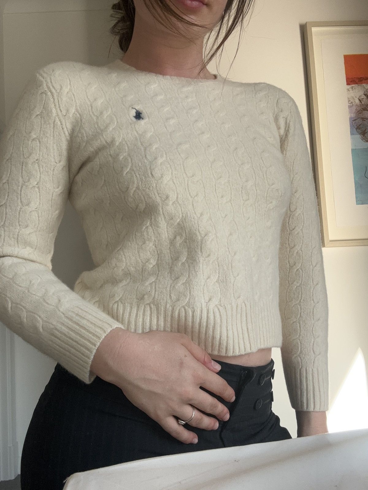 Polo Ralph Lauren Polo cable knit sweater Size S / US 4 / IT 40 - 1 Thumbnail