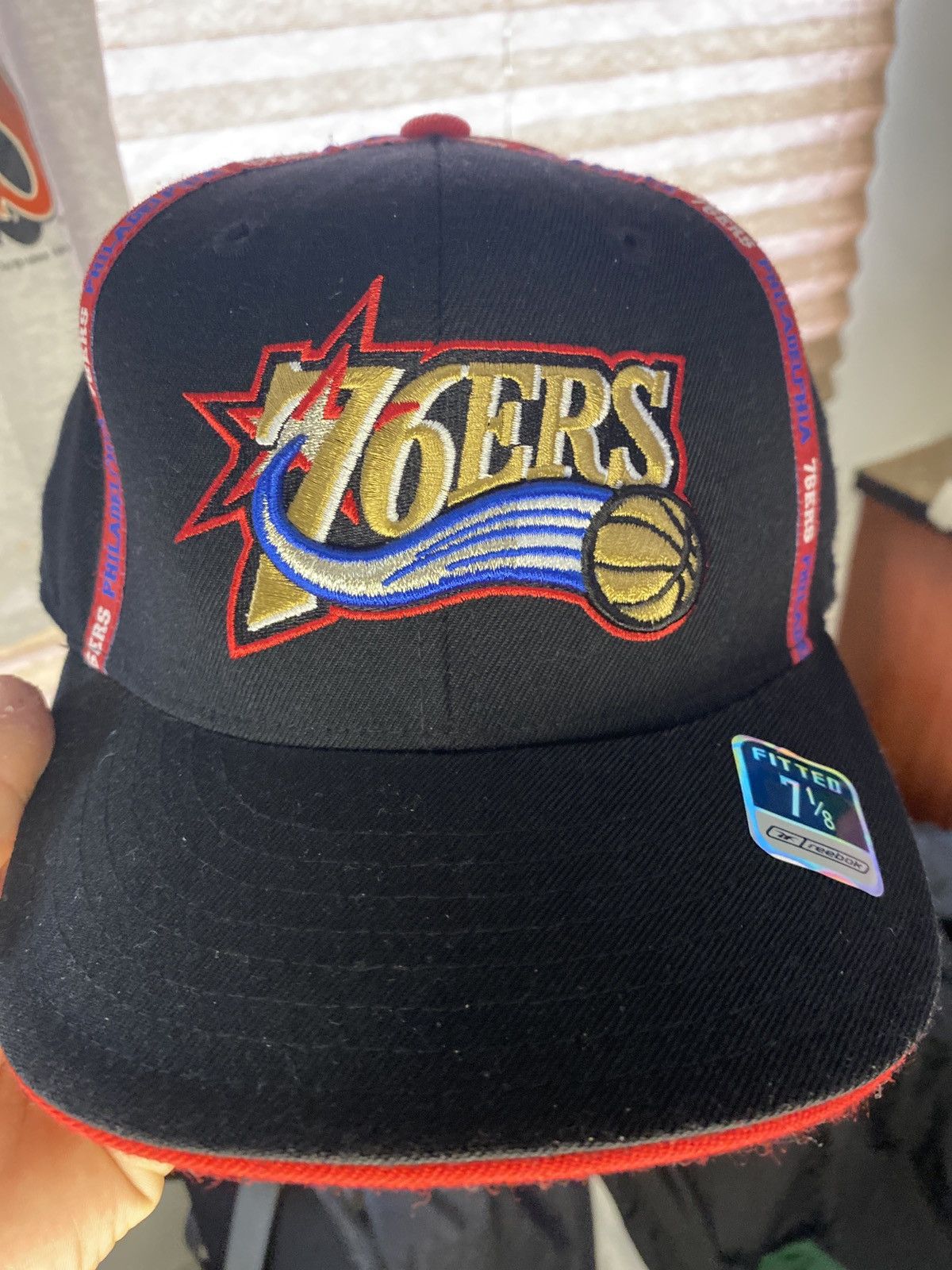 New Era × Vintage Vintage 76ers fitted new era hat Size ONE SIZE - 6 Thumbnail