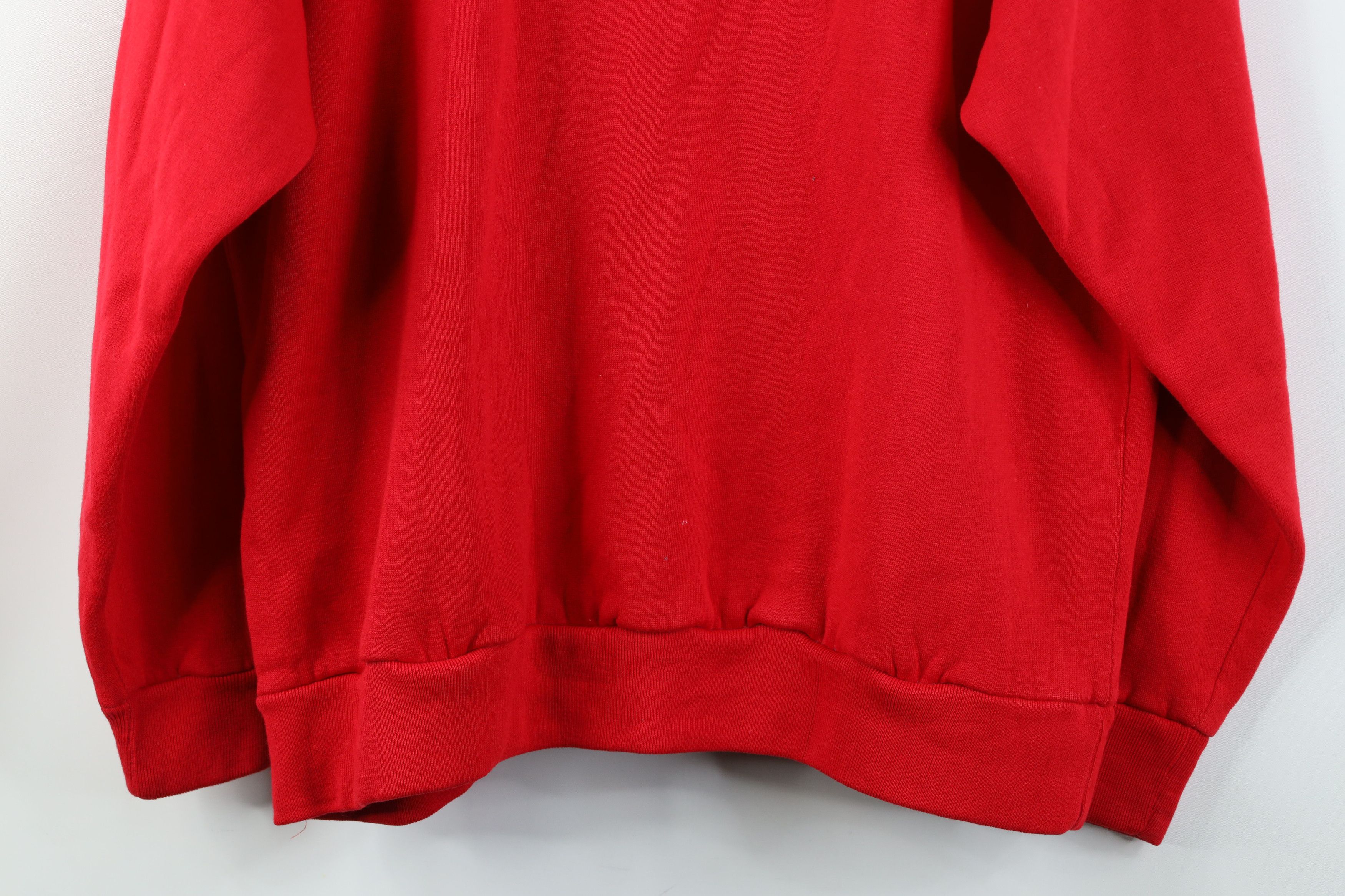 Vintage Vintage 70s Streetwear Boxy Fit Hoodie Sweatshirt Red USA Size US S / EU 44-46 / 1 - 13 Thumbnail