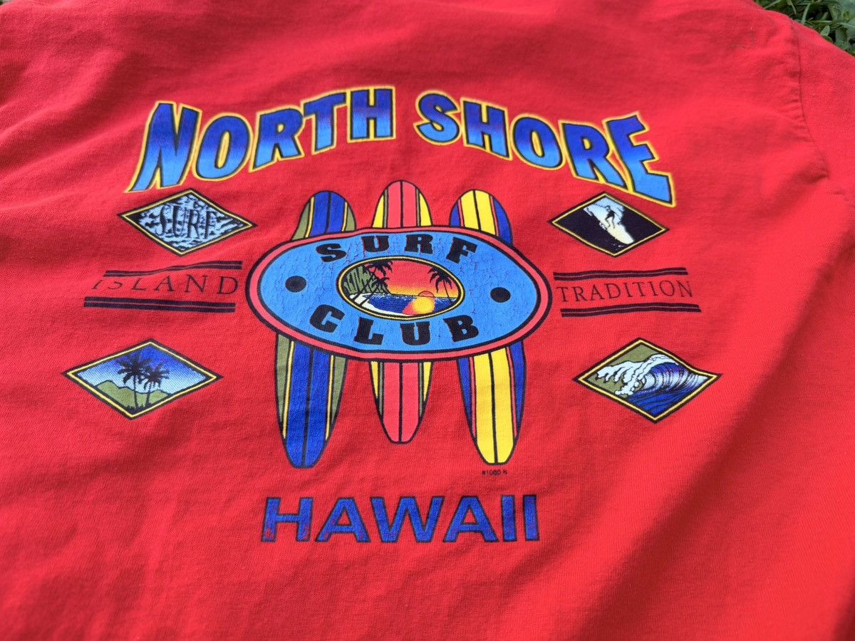 Vintage Y2K Hawaii Surf Club Red Long Sleeve tee Size Large Size US L / EU 52-54 / 3 - 7 Thumbnail