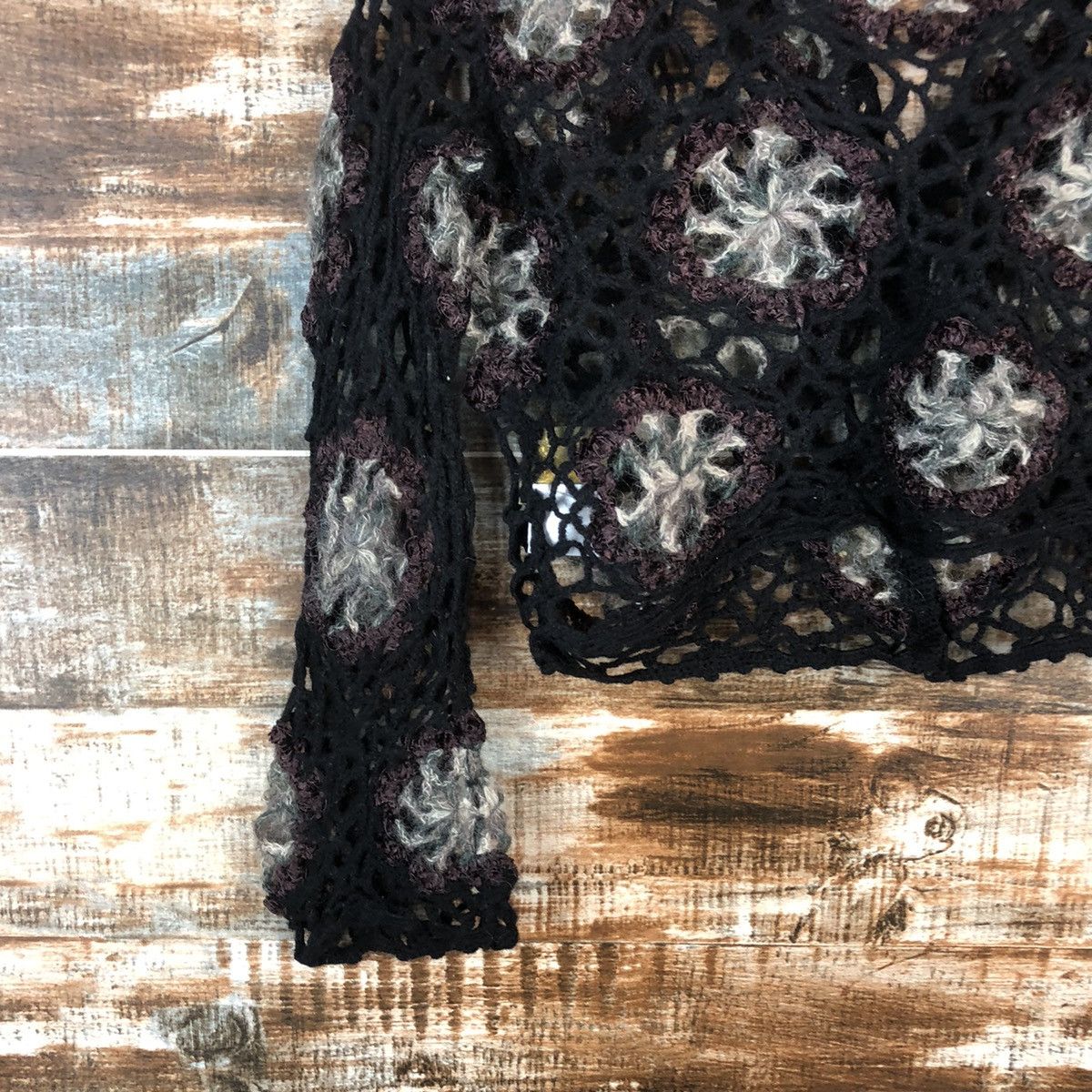 Seditionaries DL Wonder Land crochet meshnet Black Knitwear #C747 Size S / US 4 / IT 40 - 13 Thumbnail