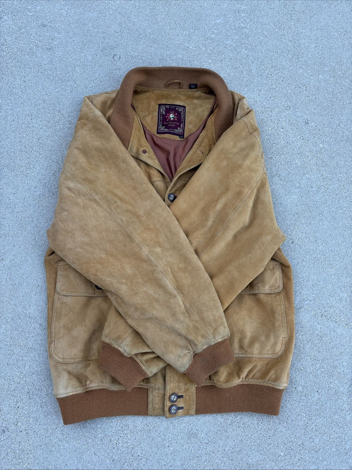 The Territory Ahead Vintage The Territory Ahead Leather Suede Jacket XL Size US XL / EU 56 / 4 - 3 Thumbnail