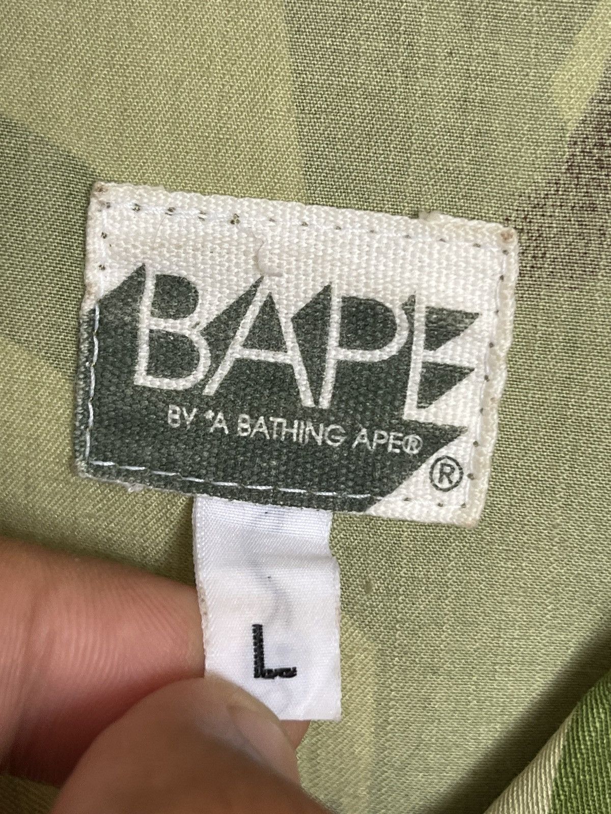 Bape A Bathing Ape Bape Tribal Camo BDU Work Jacket Size US L / EU 52-54 / 3 - 7 Thumbnail
