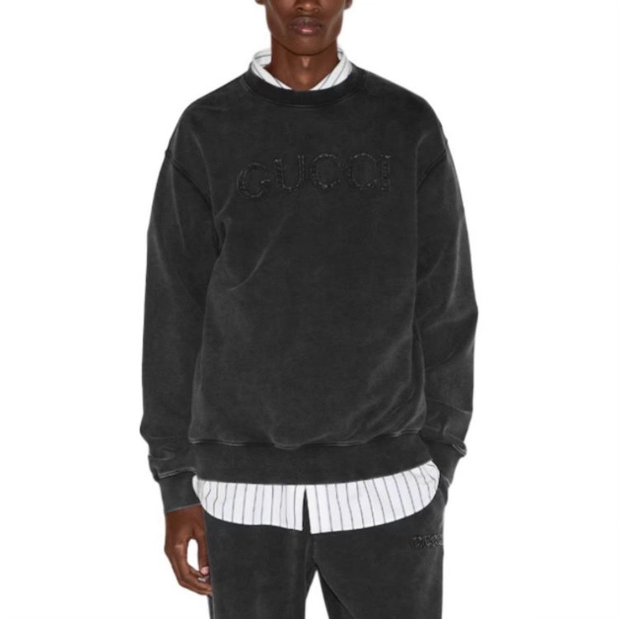Gucci Gucci M Logo Embroidered Sweatshirt Size US M / EU 48-50 / 2 - 6 Thumbnail
