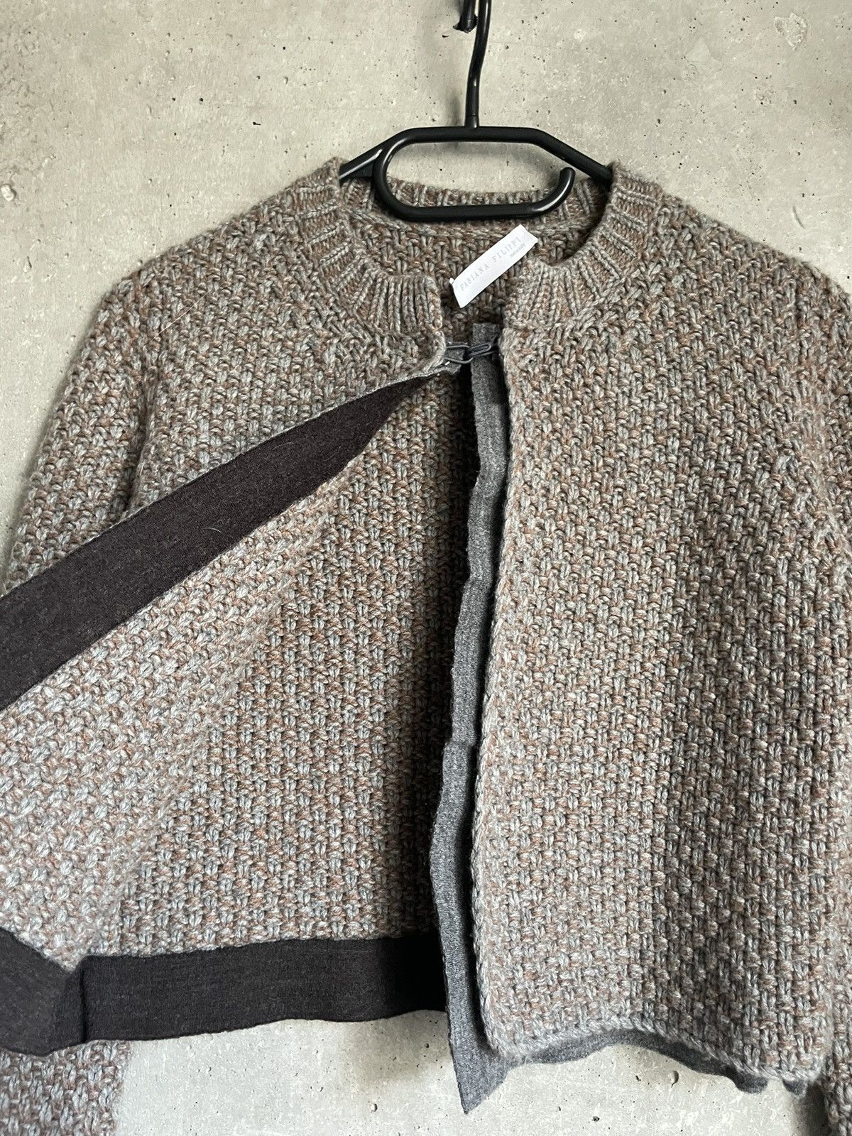 Fabiana Filippi Vintage Fabiana Filippi Cropped Knitwear Mohair Cardigan Y2K Size XS / US 0-2 / IT 36-38 - 4 Thumbnail
