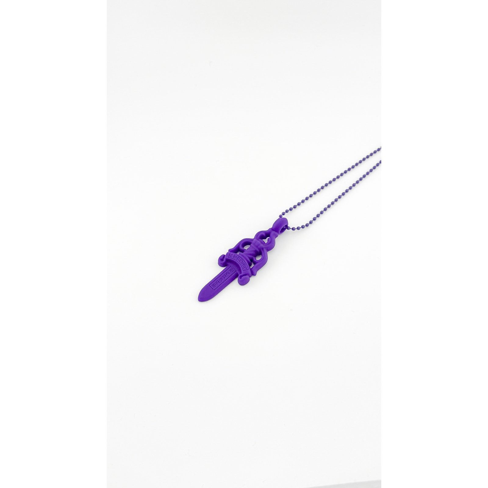 Chrome Hearts Chrome Hearts silicone purple dagger necklace. Size ONE SIZE - 3 Thumbnail