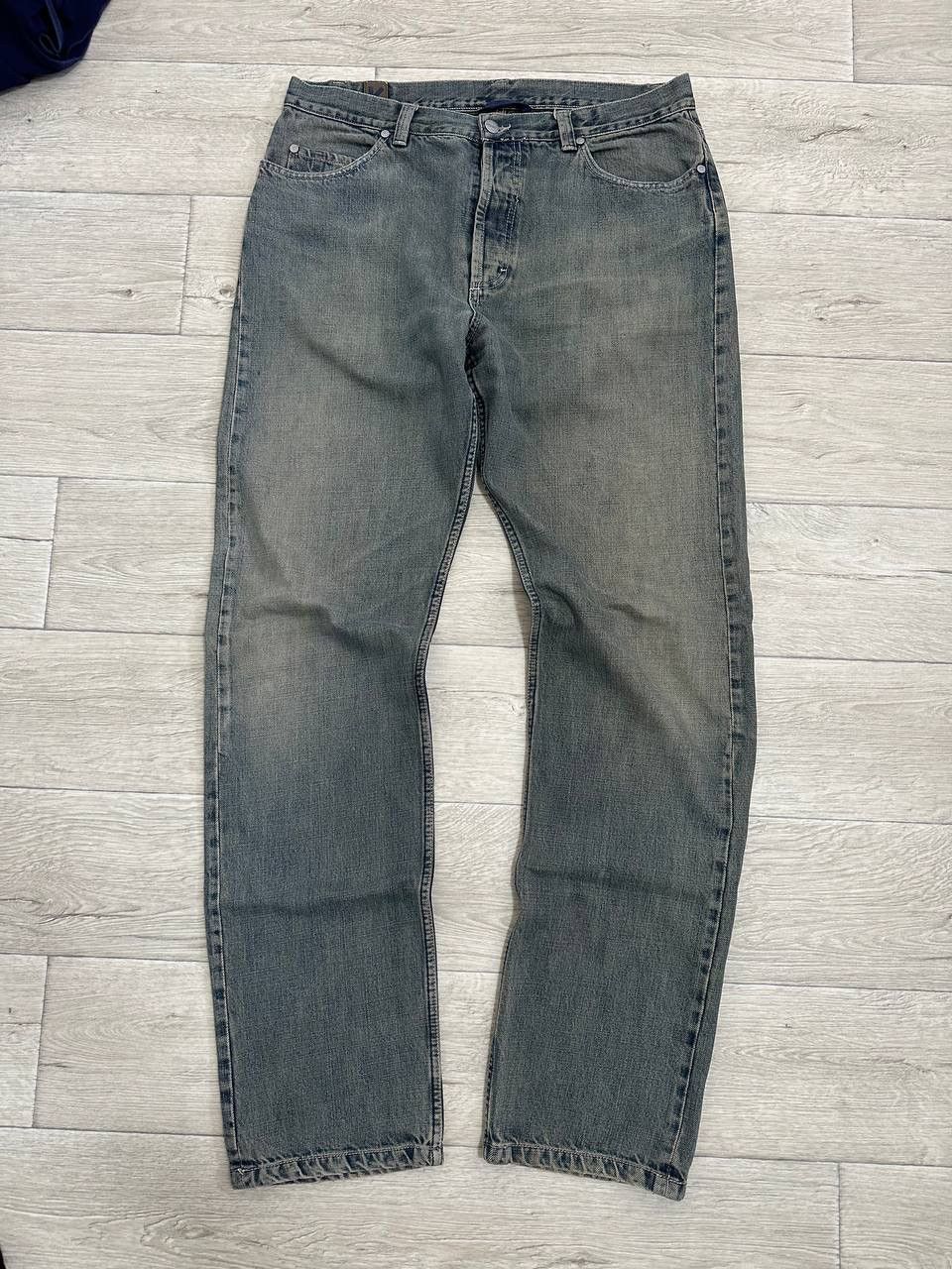 Kenzo Archive Kenzo Homme Mud Wash Tinted Denim Straight Pants W34 Size US 38 / EU 54 - 5 Thumbnail