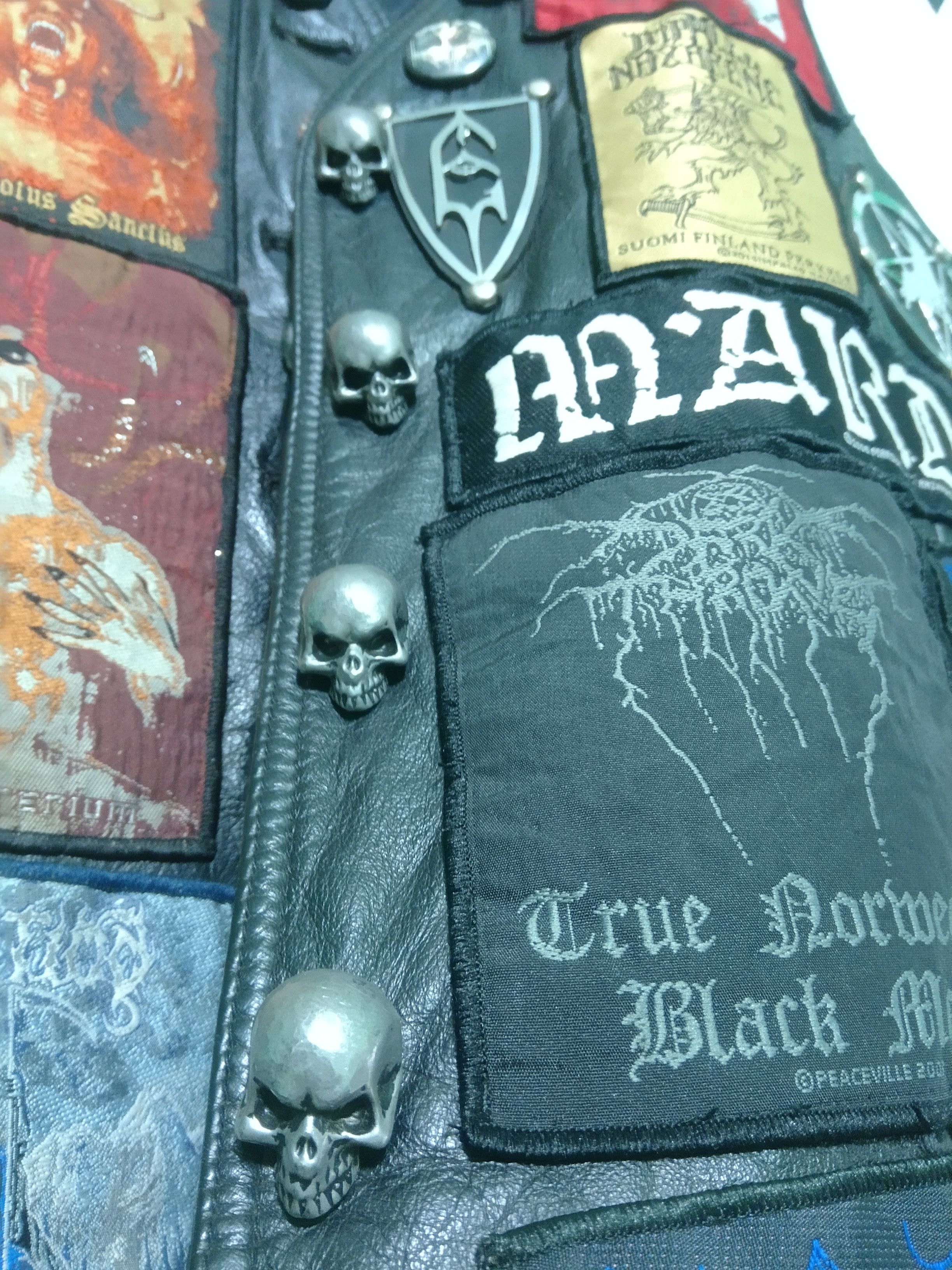 Handmade × Leather BATTLE VEST leather vest Size US M / EU 48-50 / 2 - 9 Thumbnail
