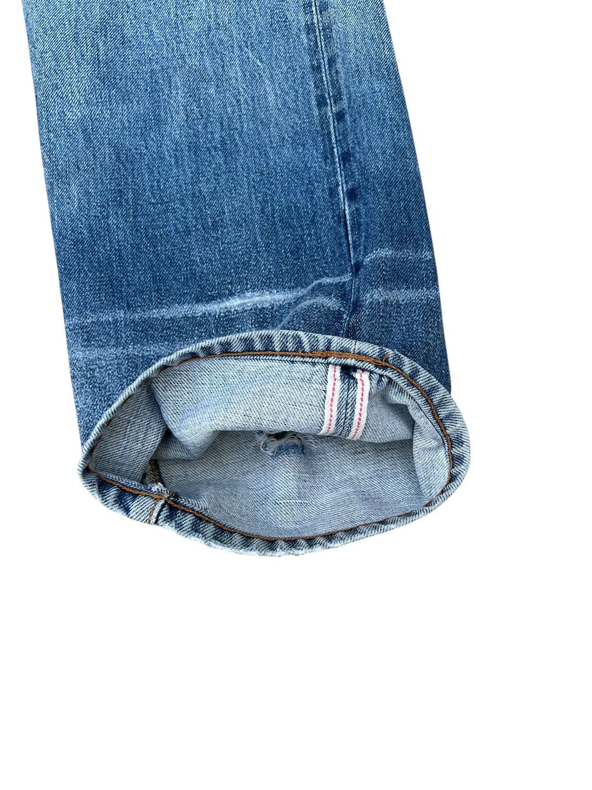 Hysteric Glamour Trashed Vintage Hysteric Glamour Faded Denim Selvedge Jeans Size US 29 - 14 Thumbnail