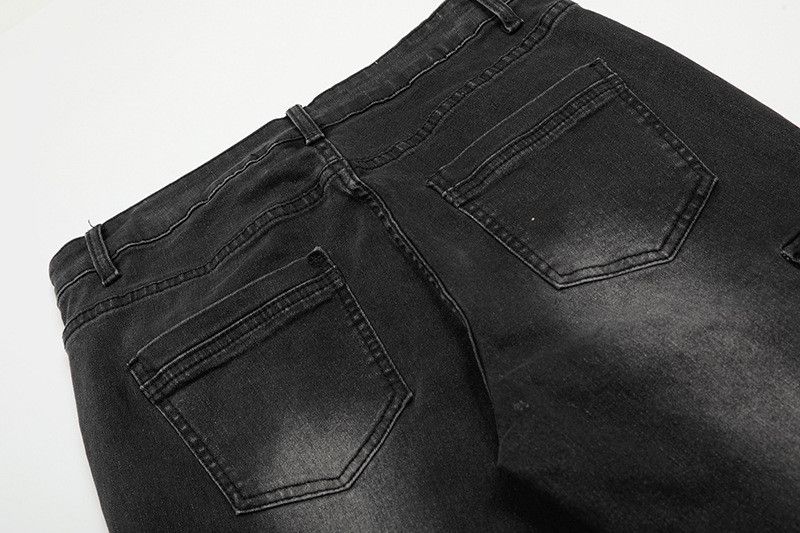 Vintage American high-street patchwork low-rise flared jeans Size US 32 / EU 48 - 6 Thumbnail