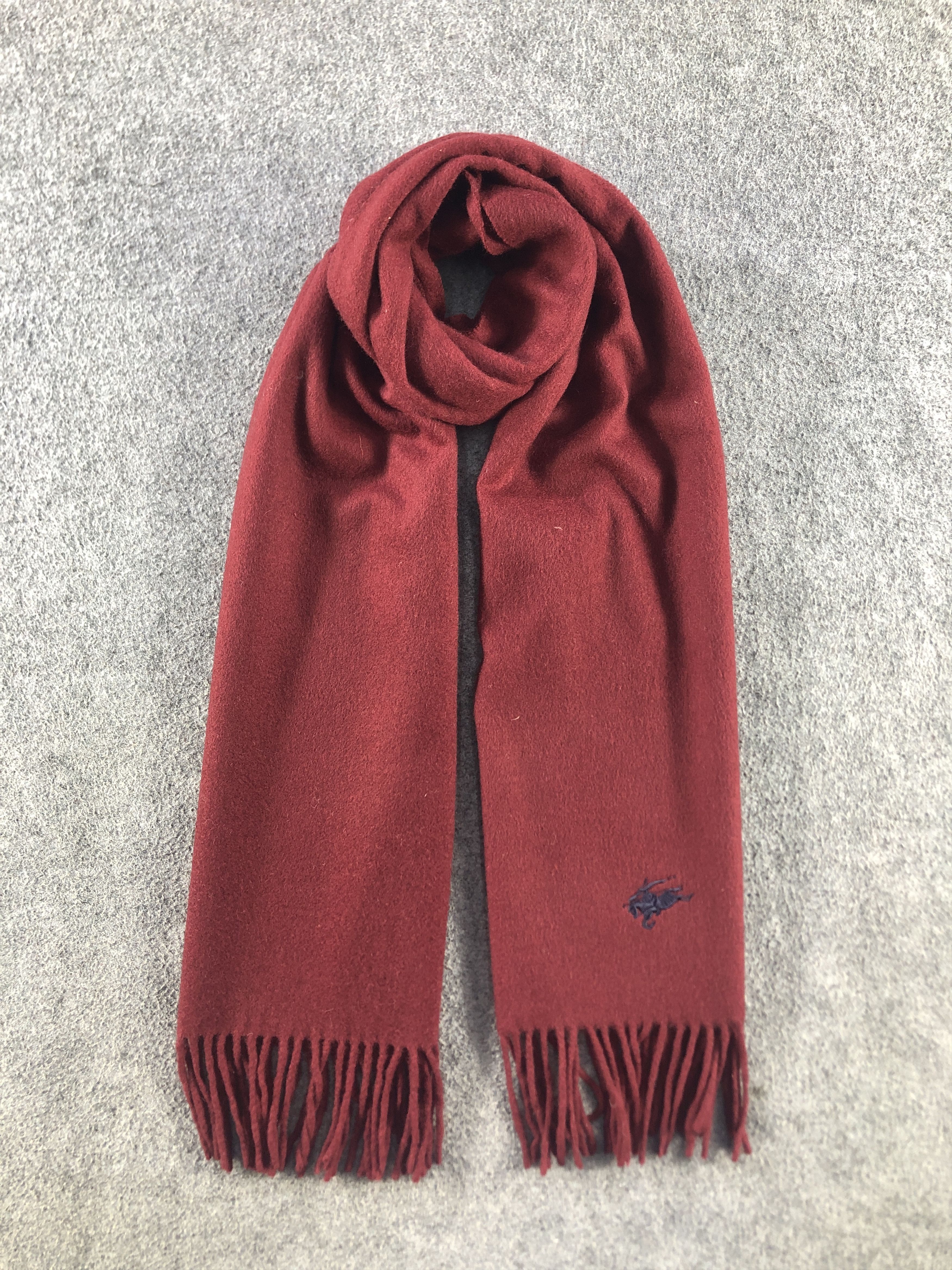 Burberry Burberry Cashmere Scarf / Muffler / Neckwear P874 Size ONE SIZE - 1 Thumbnail