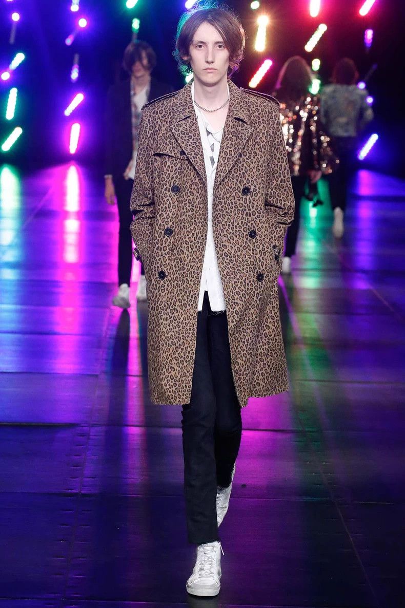 Saint Laurent Paris Saint Laurent Paris 16ss Show Double Breasted Caramel Leopa Size US S / EU 44-46 / 1 - 8 Thumbnail