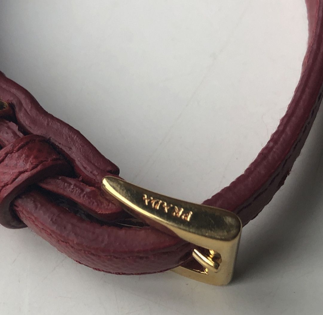 Prada Prada Leather Belted Bracelet Size ONE SIZE - 5 Thumbnail