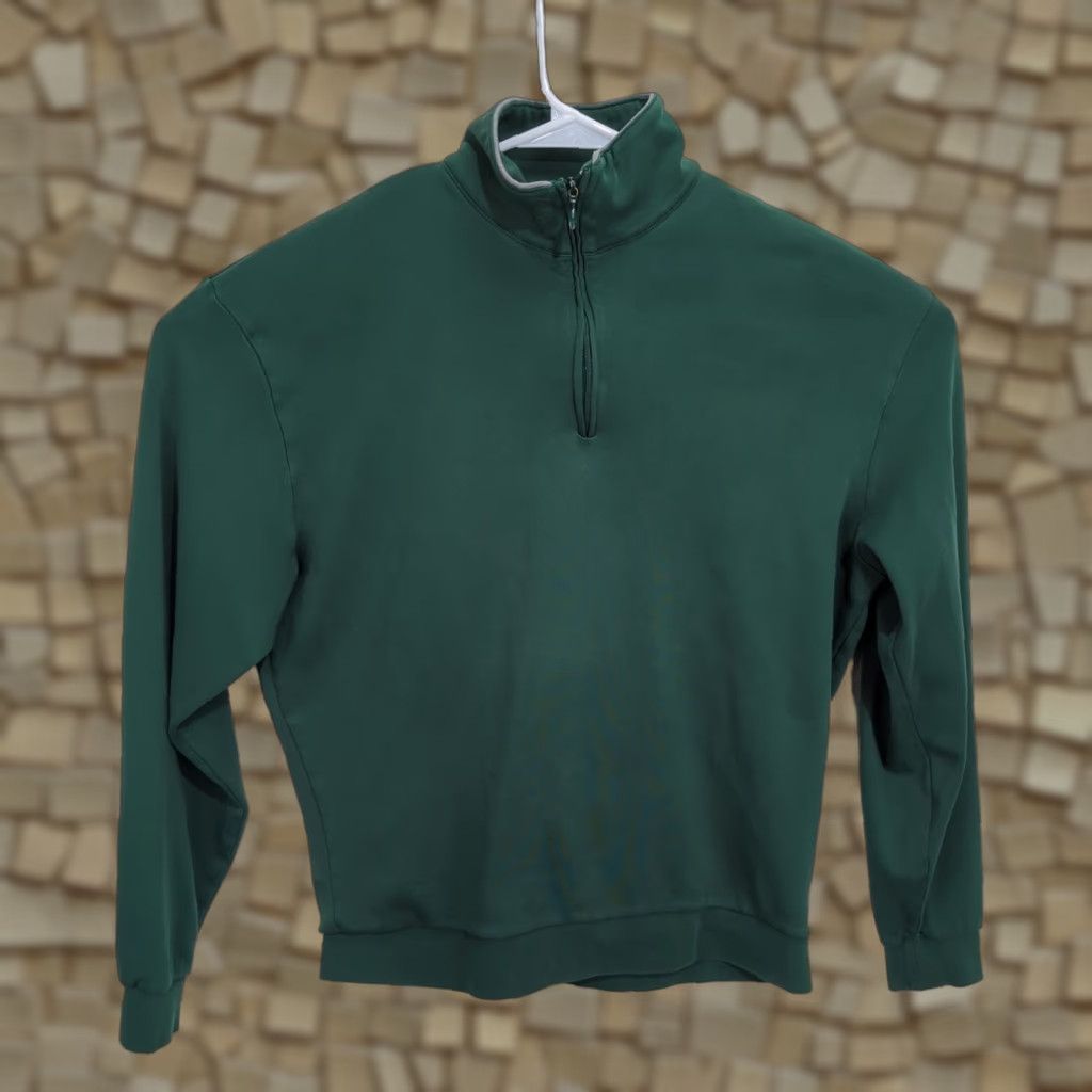 Ralph Lauren Polo Golf Ralph Lauren Mens Sweater Green Size Medium 1/4 Zip Pullover Knit Light Weight 100% Cotton Logo Classic Golf Mens Size US M / EU 48-50 / 2 - 1 Thumbnail