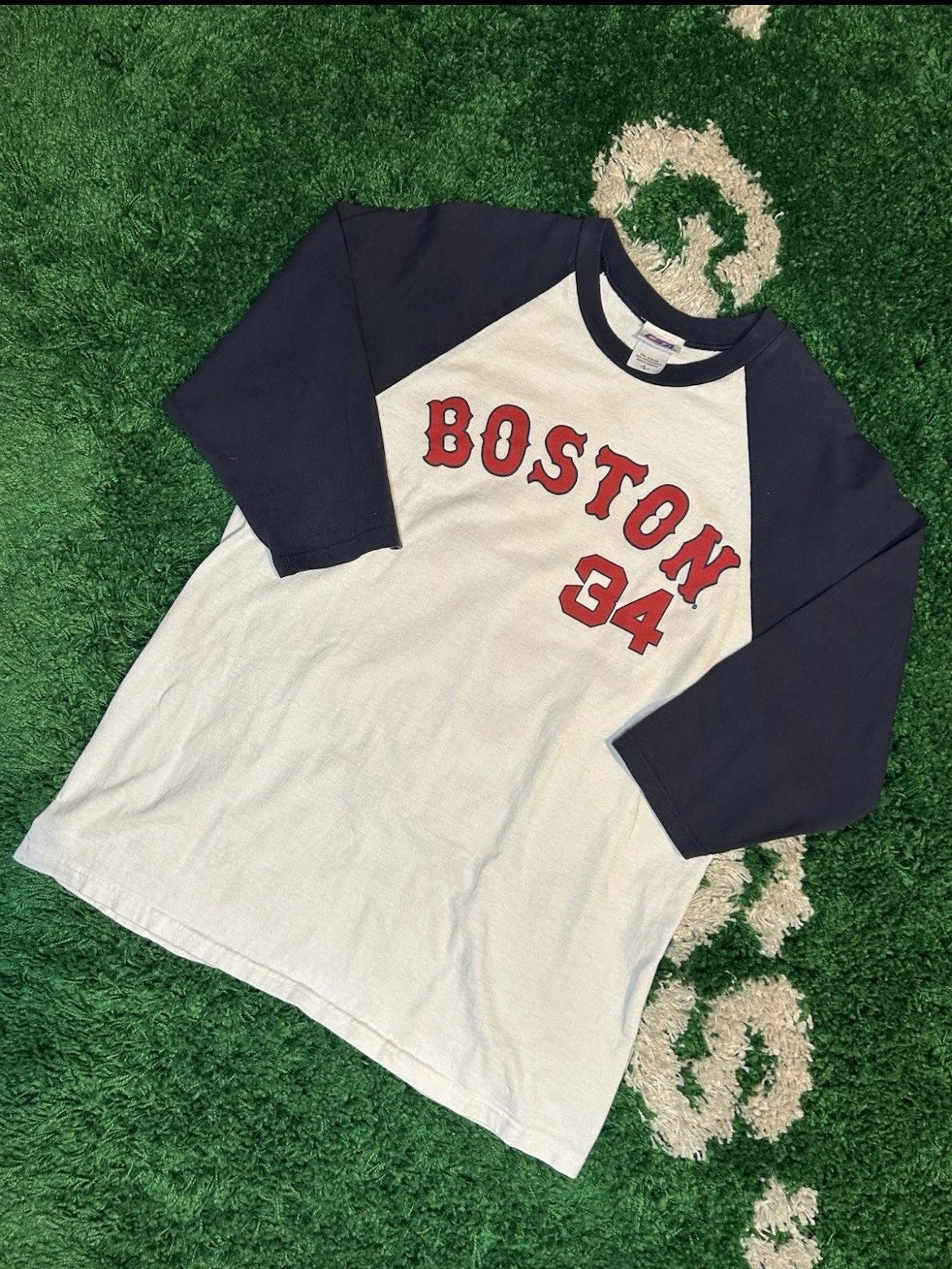 MLB Vintage David Ortiz 3 Quarter Sleeve Shirt Size Large Preown Size US L / EU 52-54 / 3 - 1 Thumbnail
