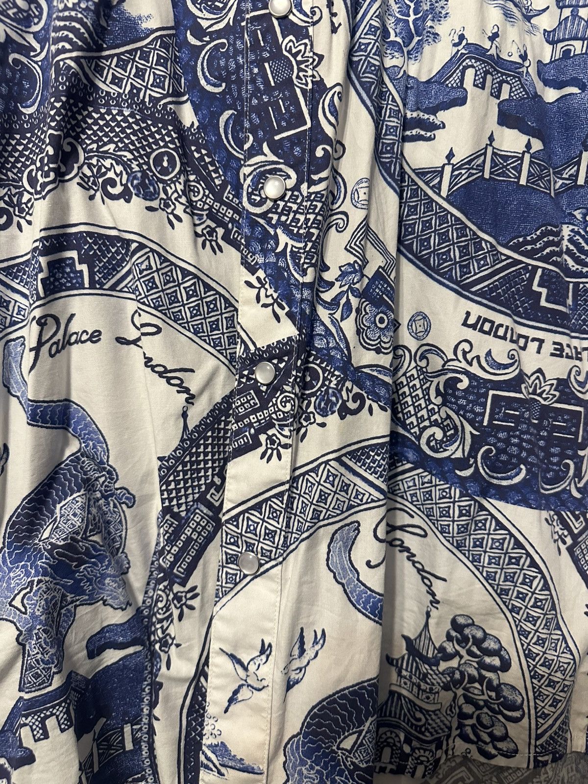 Palace Palace China plate shirt Size US L / EU 52-54 / 3 - 4 Thumbnail