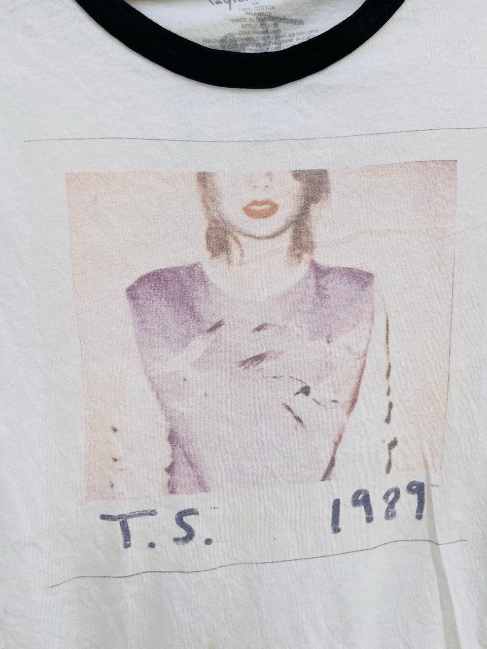 Band Tees × Vintage Vintage Tailor Swift The 1989 World Tour Ringer Shirt Size US S / EU 44-46 / 1 - 6 Thumbnail