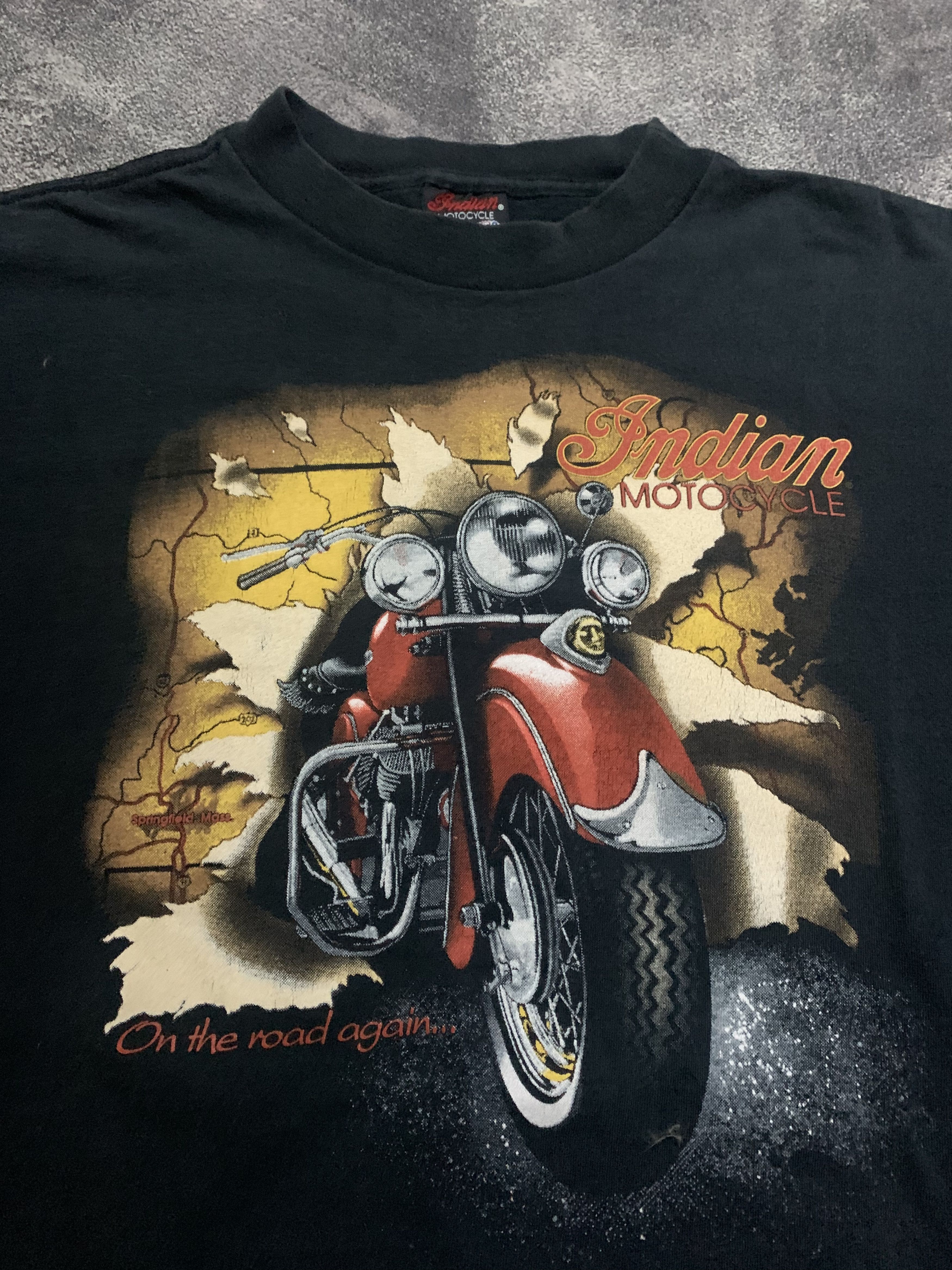 Indian Motorcycle 💎 Vintage Indian Motorcycle Tee Size US XL / EU 56 / 4 - 3 Thumbnail