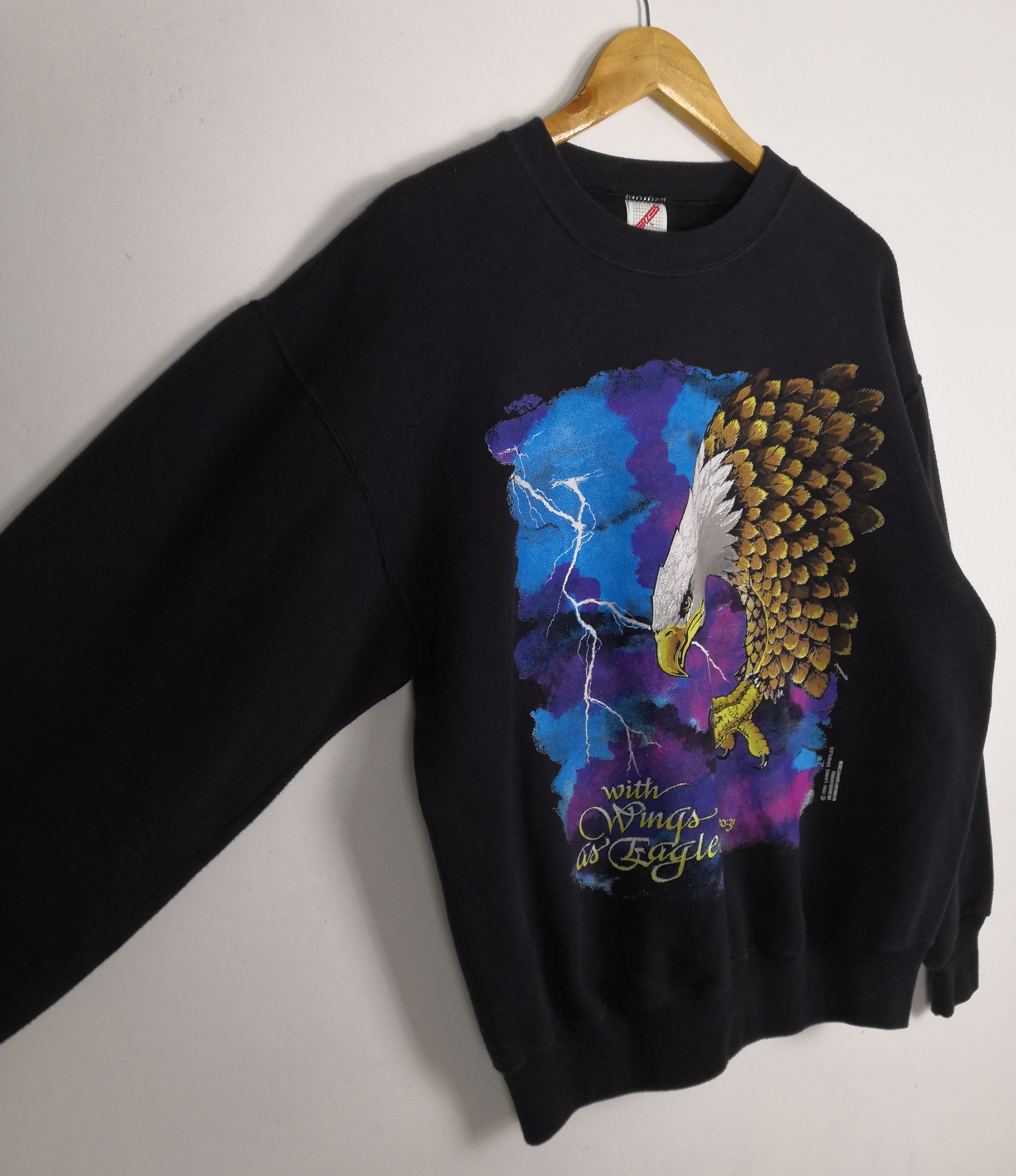 Vintage Vintage 90s American Thunder Sweatshirt Art Habitat Animal Size US L / EU 52-54 / 3 - 4 Thumbnail