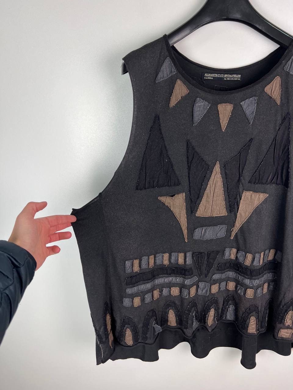 Allsaints Allsaints pipali vest avant Gard vintage woman size US 2 Size XS / US 0-2 / IT 36-38 - 3 Thumbnail