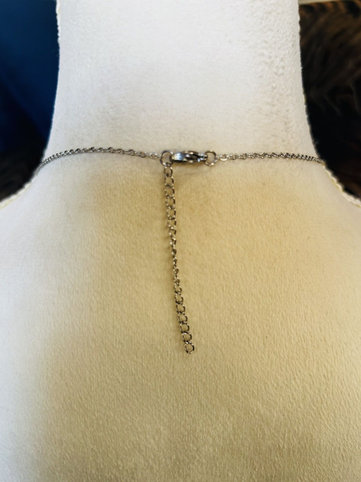 Handmade Handcrafted vintage glass pendant on chain necklace Size ONE SIZE - 5 Thumbnail