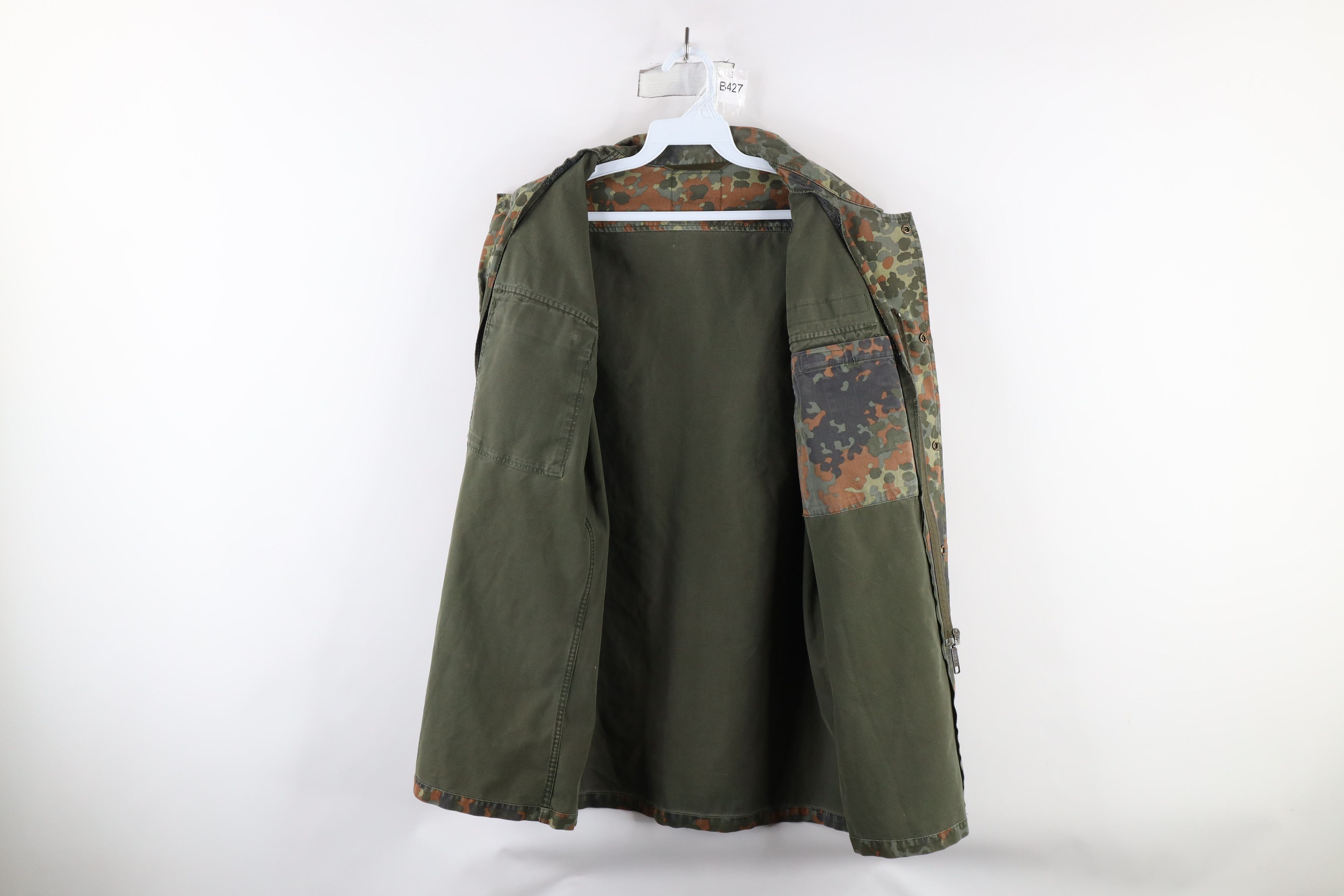 Vintage Vintage 90s German Military Camouflage Combat Field Jacket Size US L / EU 52-54 / 3 - 11 Thumbnail
