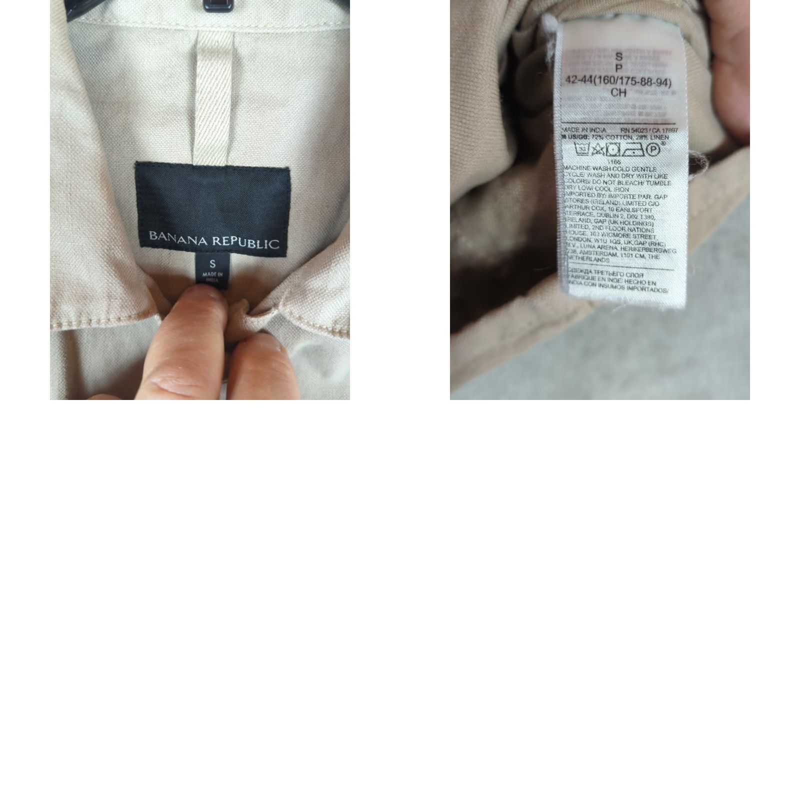 Banana Republic Banana Republic Jacket Womens S Cropped Tan Field Outdoor Utility Streetwear Jacket Size S / US 4 / IT 40 - 9 Thumbnail