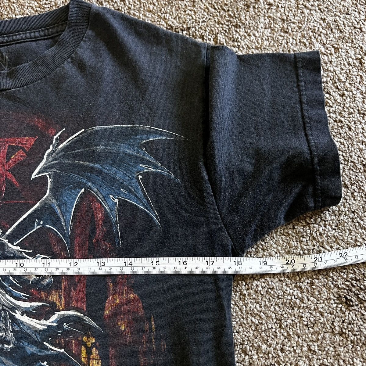 Vintage × WWE × WWF WWE Apocalyptic Warrior The Undertake Graphic Tee Size US S / EU 44-46 / 1 - 5 Thumbnail