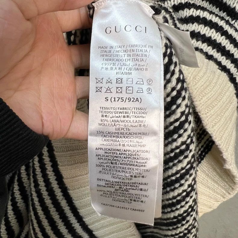 Gucci Gucci Disney co-branded striped wool pullover sweater 2501- Size US S / EU 44-46 / 1 - 3 Thumbnail