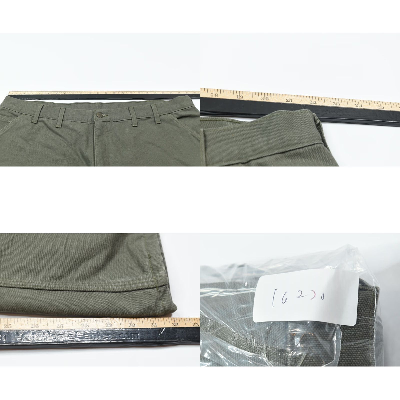Carhartt Carhartt Loose Fit Washed Duck Flannel Lined Work Pants Mens 46x32 Moss Green Size US 30 / EU 46 - 8 Thumbnail