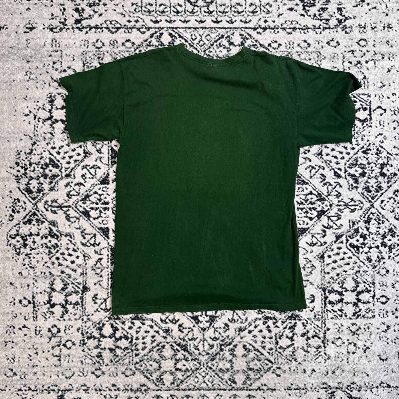 Vintage Vintage Bottle Green Cotton T-Shirt Size L Bulldog Roterdam Size US L / EU 52-54 / 3 - 7 Thumbnail