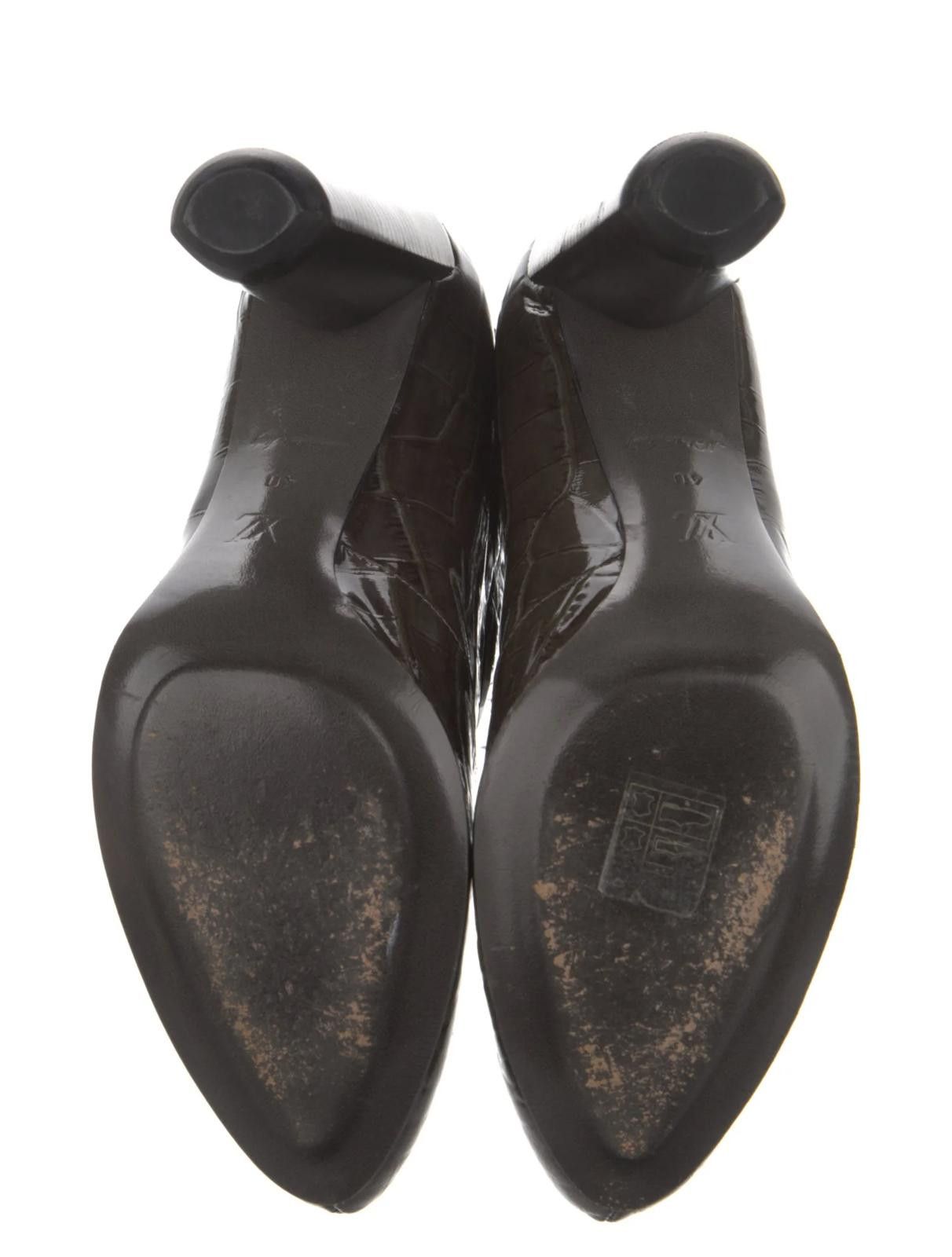 Louis Vuitton Louis Vuitton Alligator Patent Leather Boots US9 IT40 Size US 9 / IT 39 - 5 Thumbnail