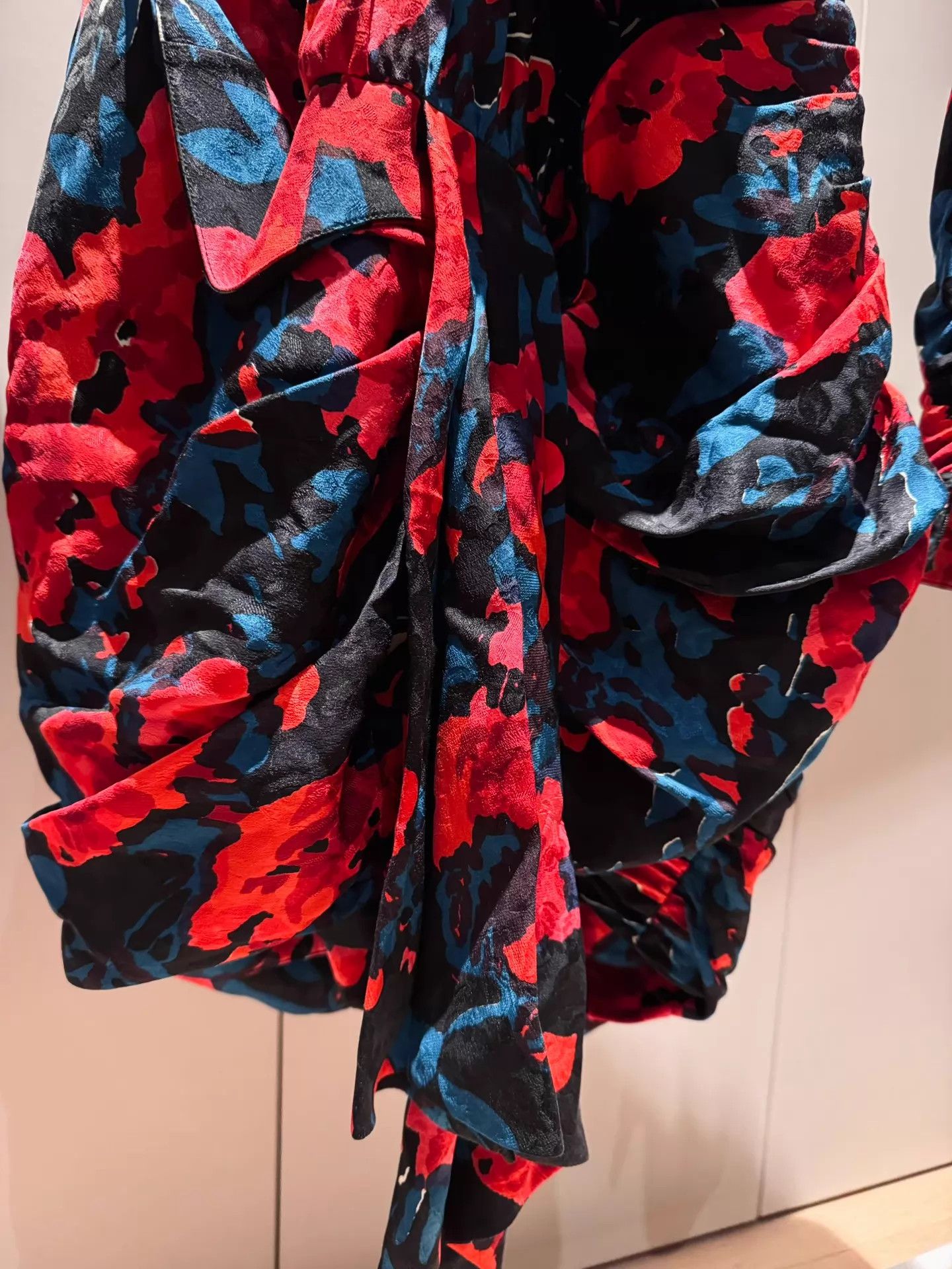 Saint Laurent Paris SLP 18FW Runway Floral Bodycon Silk Dress 38 Rosamund Kwan Size XS / US 0-2 / IT 36-38 - 3 Thumbnail