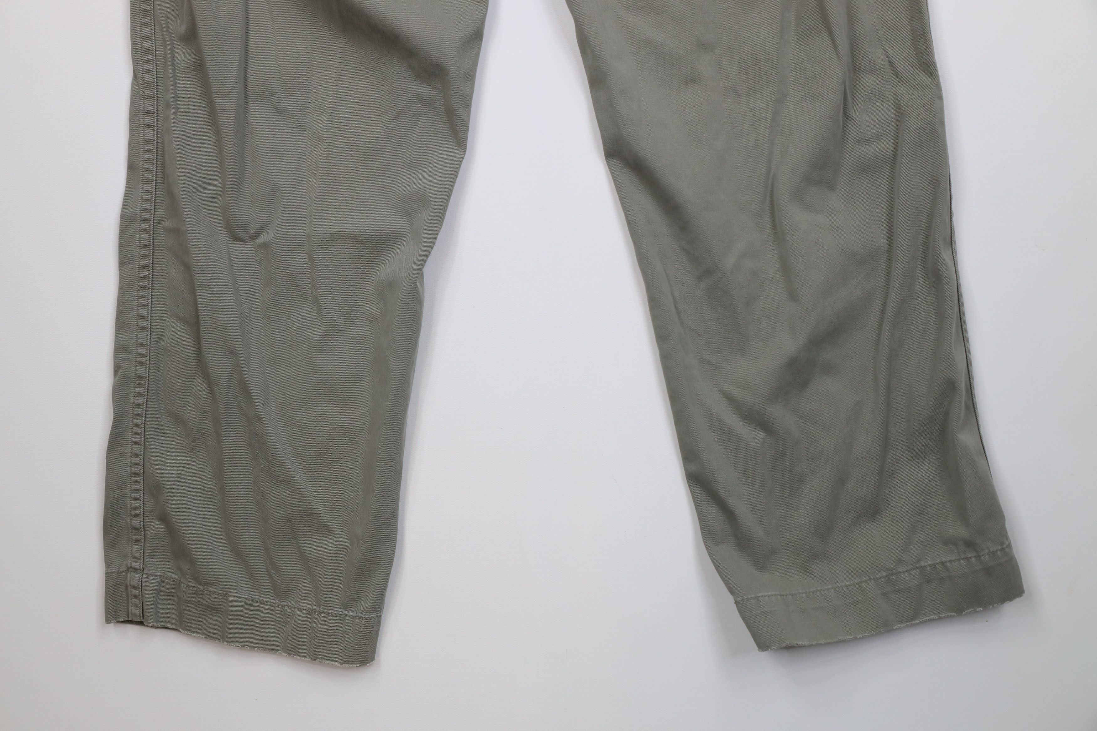 Ralph Lauren Vintage 90s Ralph Lauren Wide Leg Pants Trousers Green Size US 36 / EU 52 - 13 Thumbnail