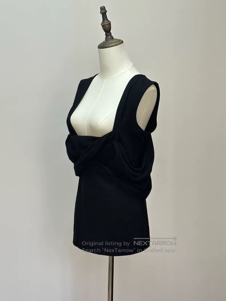 Comme des Garcons Comme Des Garcons Black irregular fake two-piece deformati Size S / US 4 / IT 40 - 4 Thumbnail