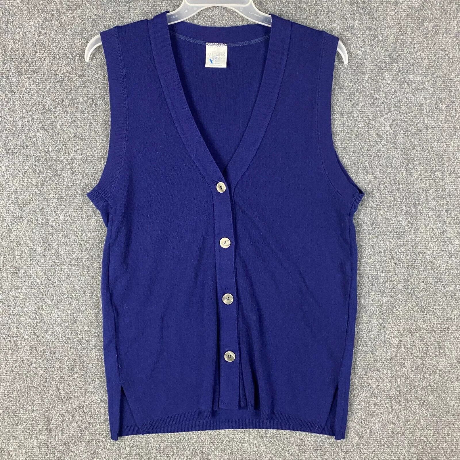 Vintage Vintage Partners Mervyns Cardigan Women's Large Sleeveless Size L / US 10 / IT 46 - 1 Thumbnail
